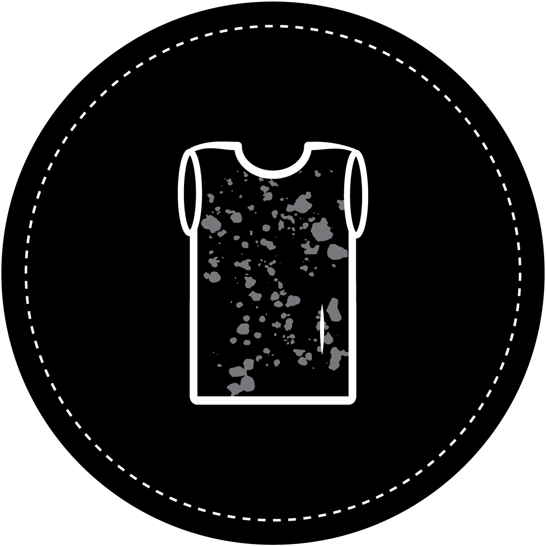 Acid wash vest