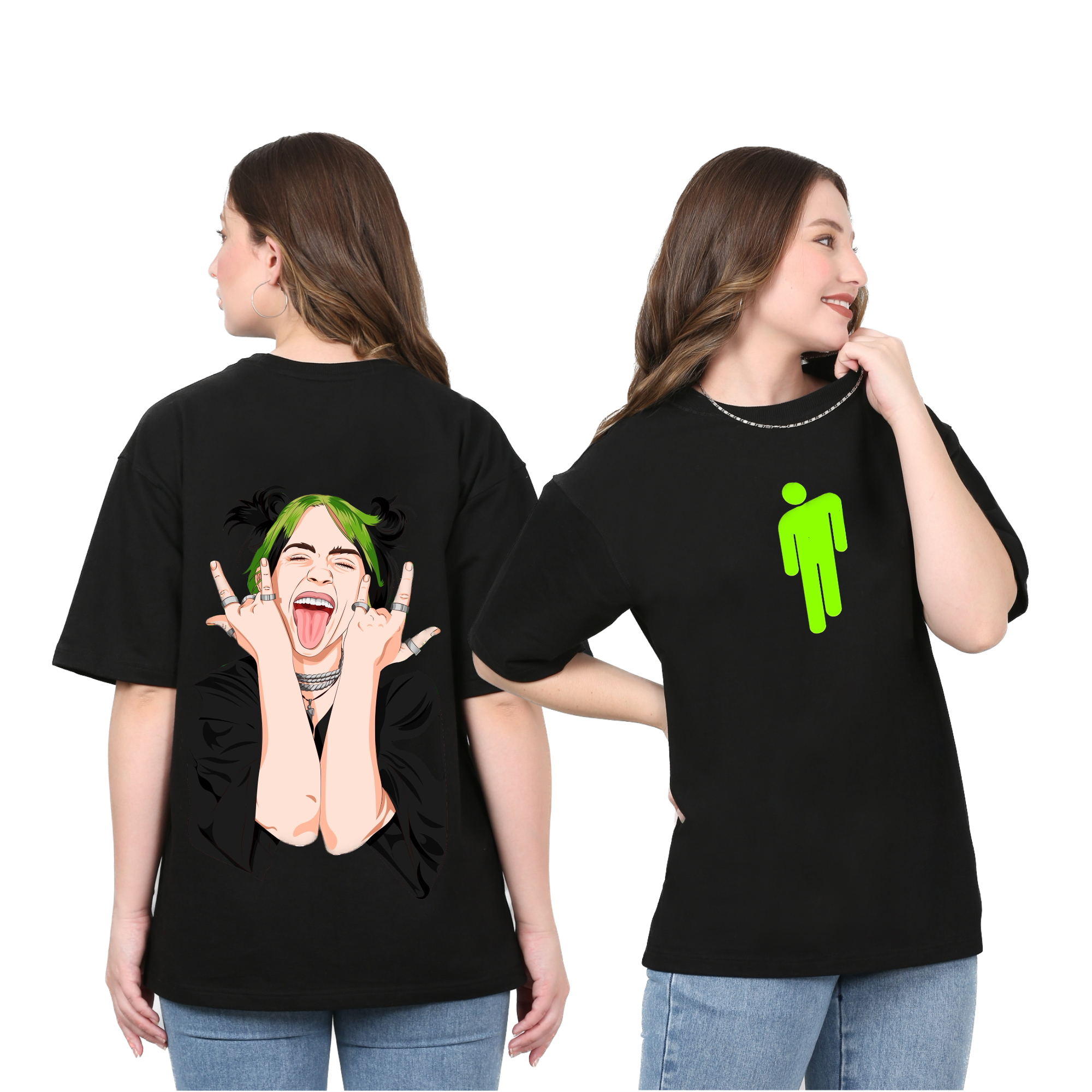Billie Eilish Black Oversize T-Shirt