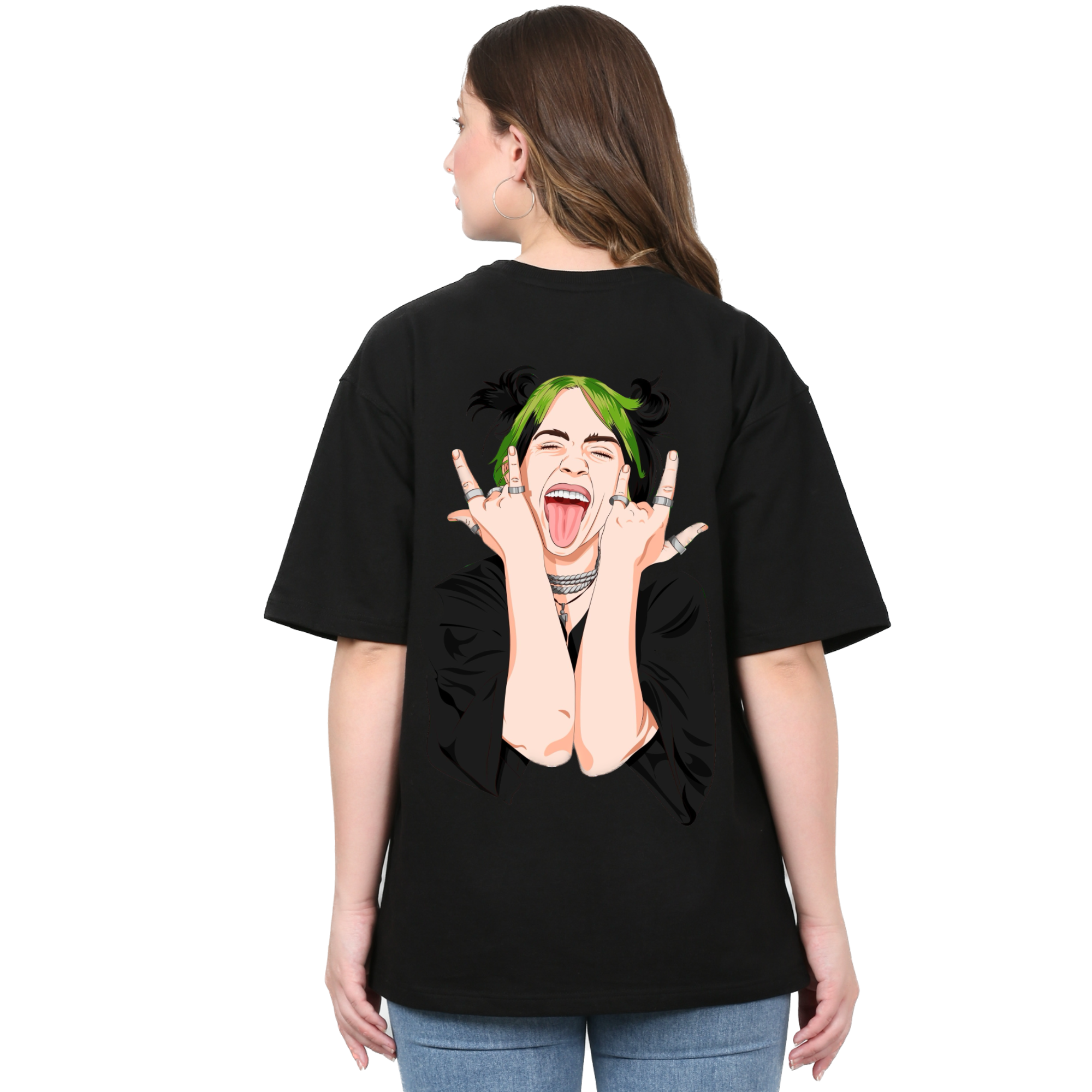 Billie Eilish Black Oversize T-Shirt