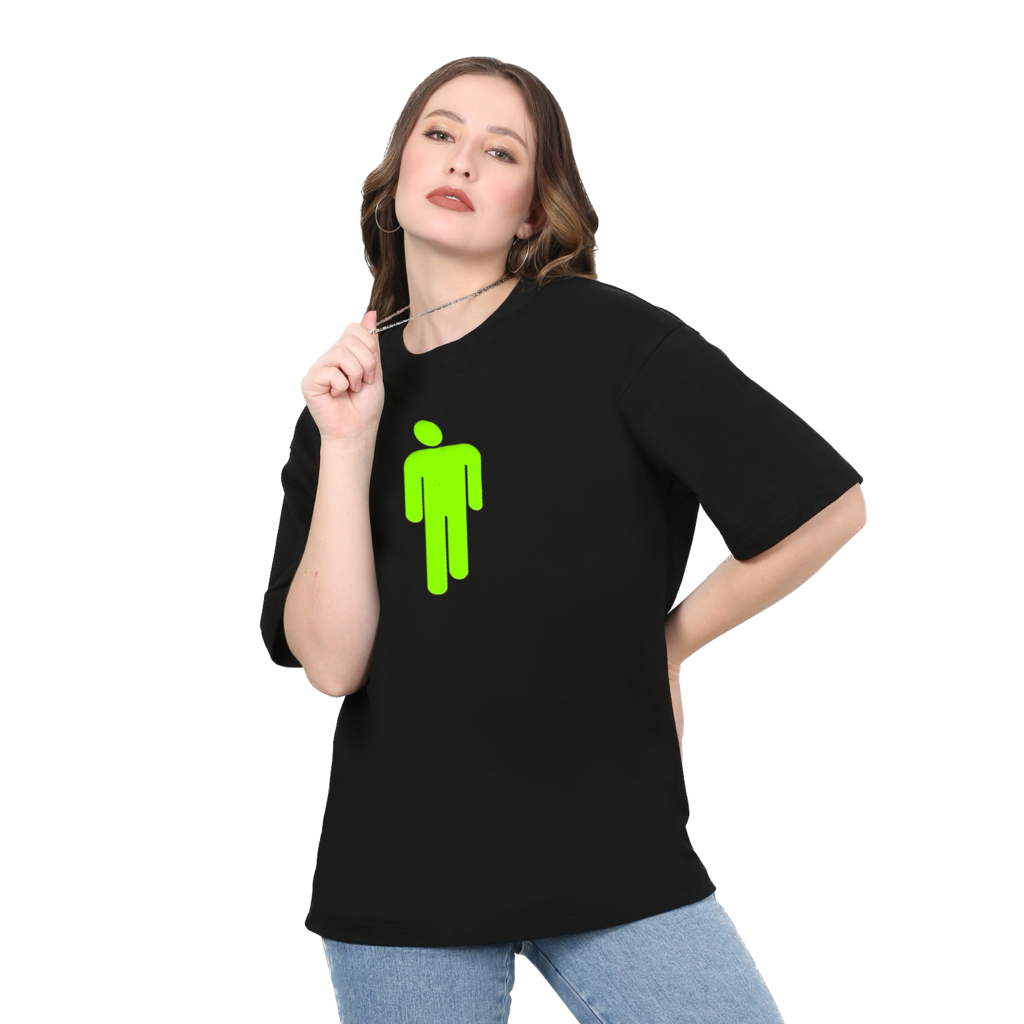 Billie Eilish Black Oversize T-Shirt