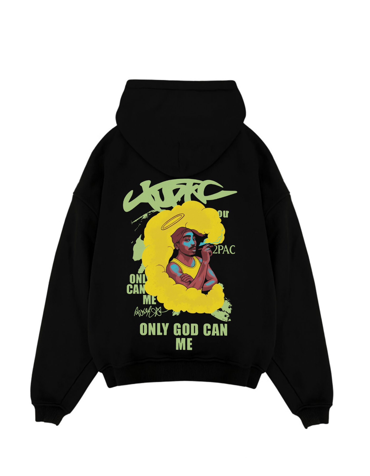 2 PAC Oversized Hoodie - Awara Bacha