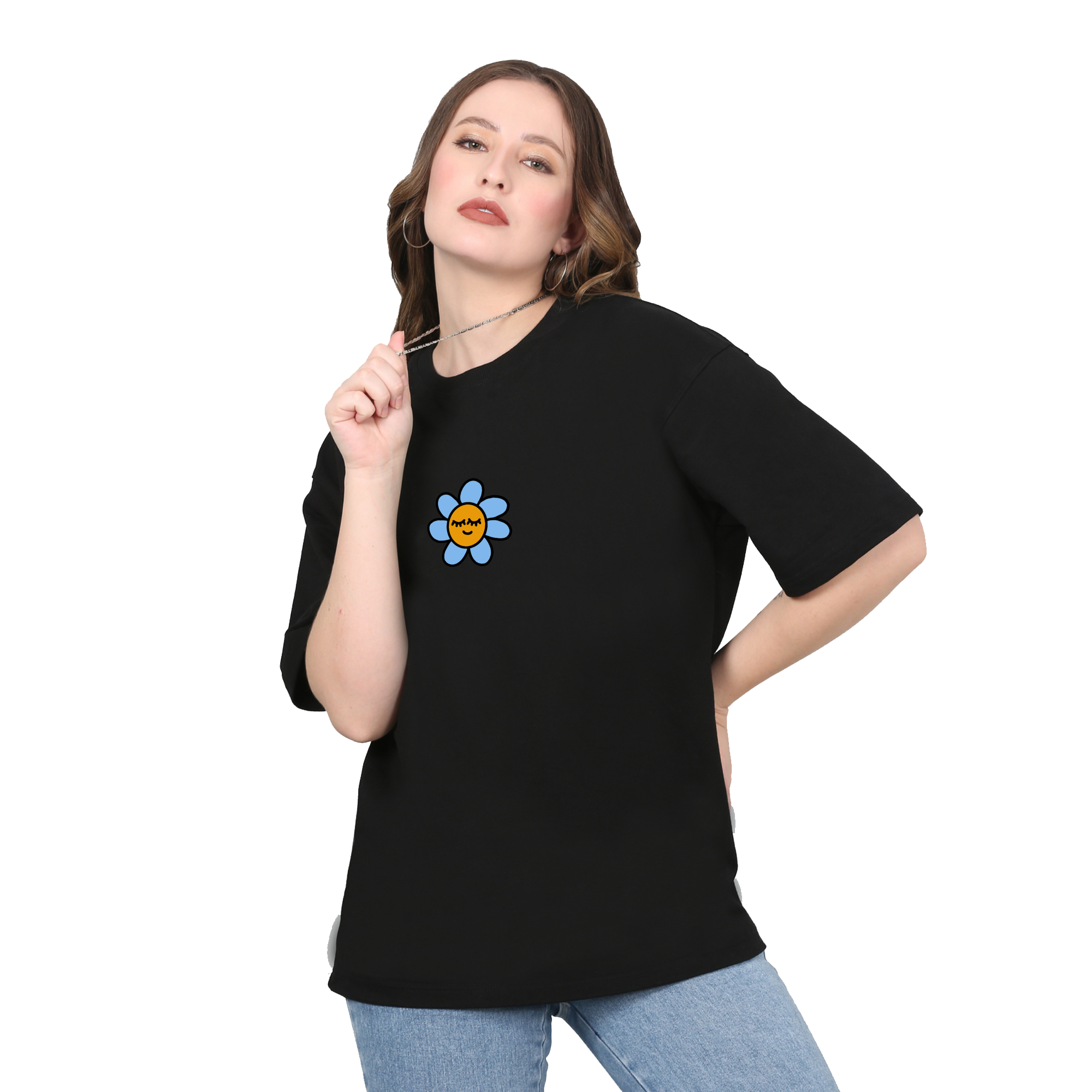 Better Together Black Oversize T-Shirt