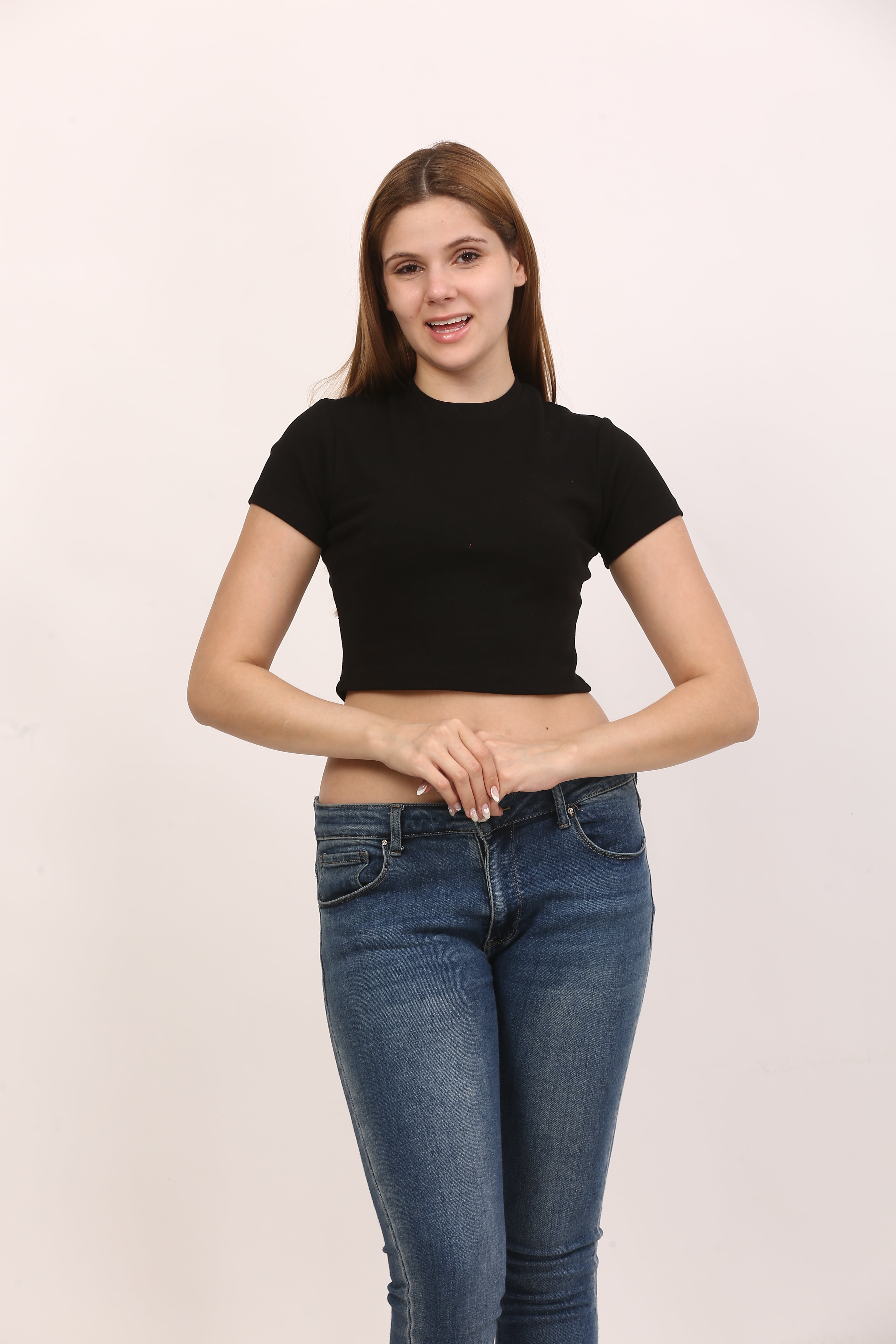 Solid Black Baby Tees