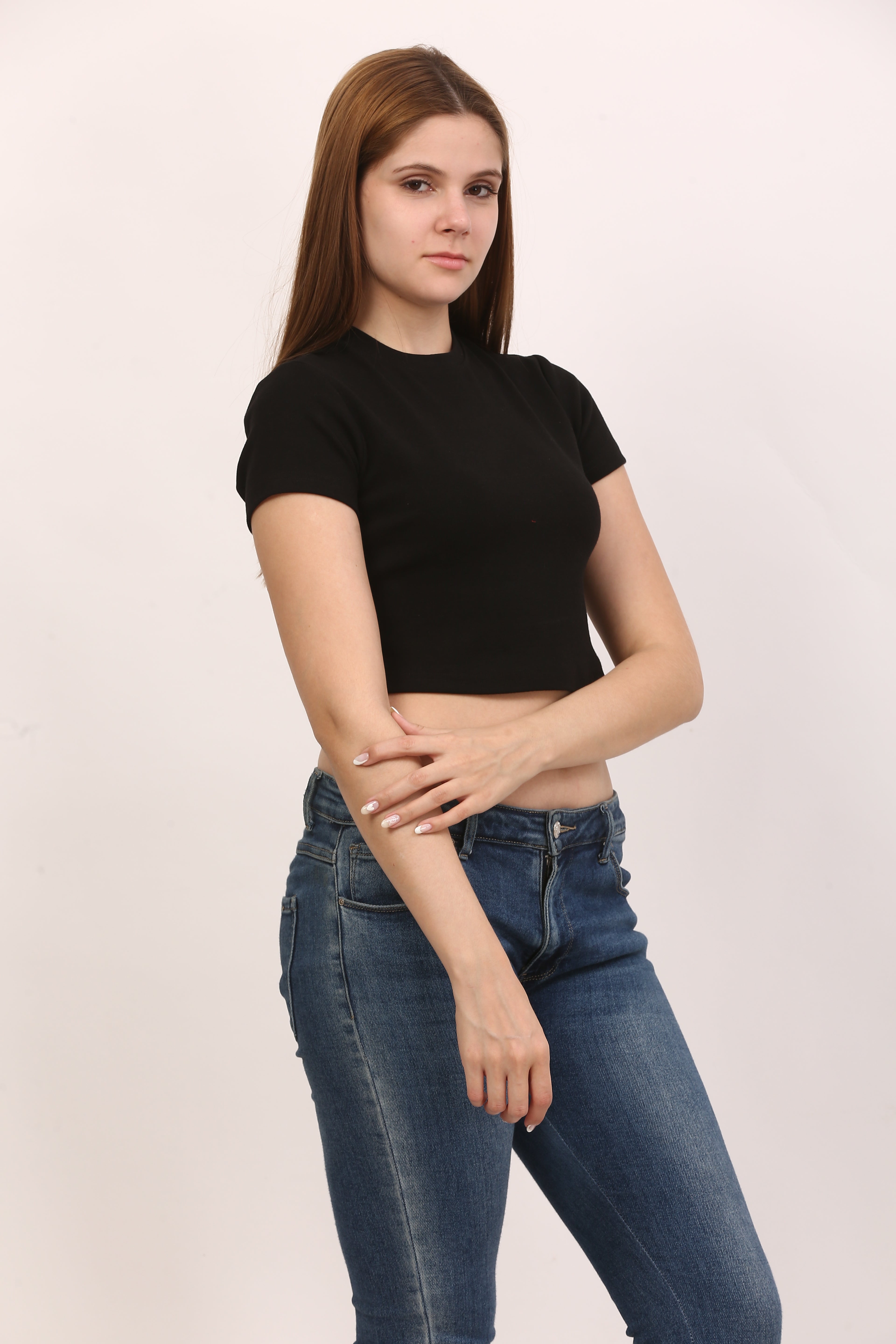 Solid Black Baby Tees