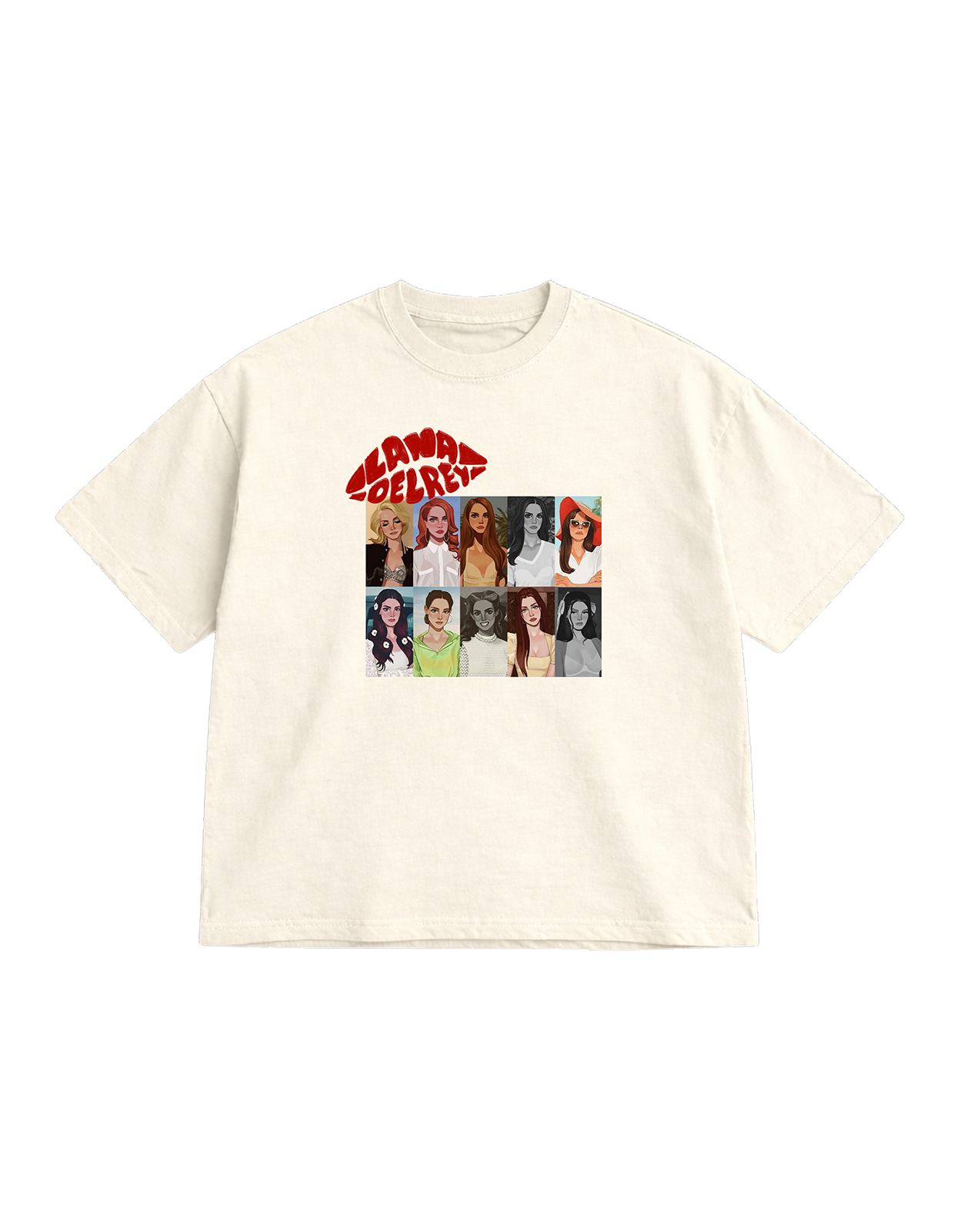 Lana dfohn- Lana Del Rey Oversized T-shirt