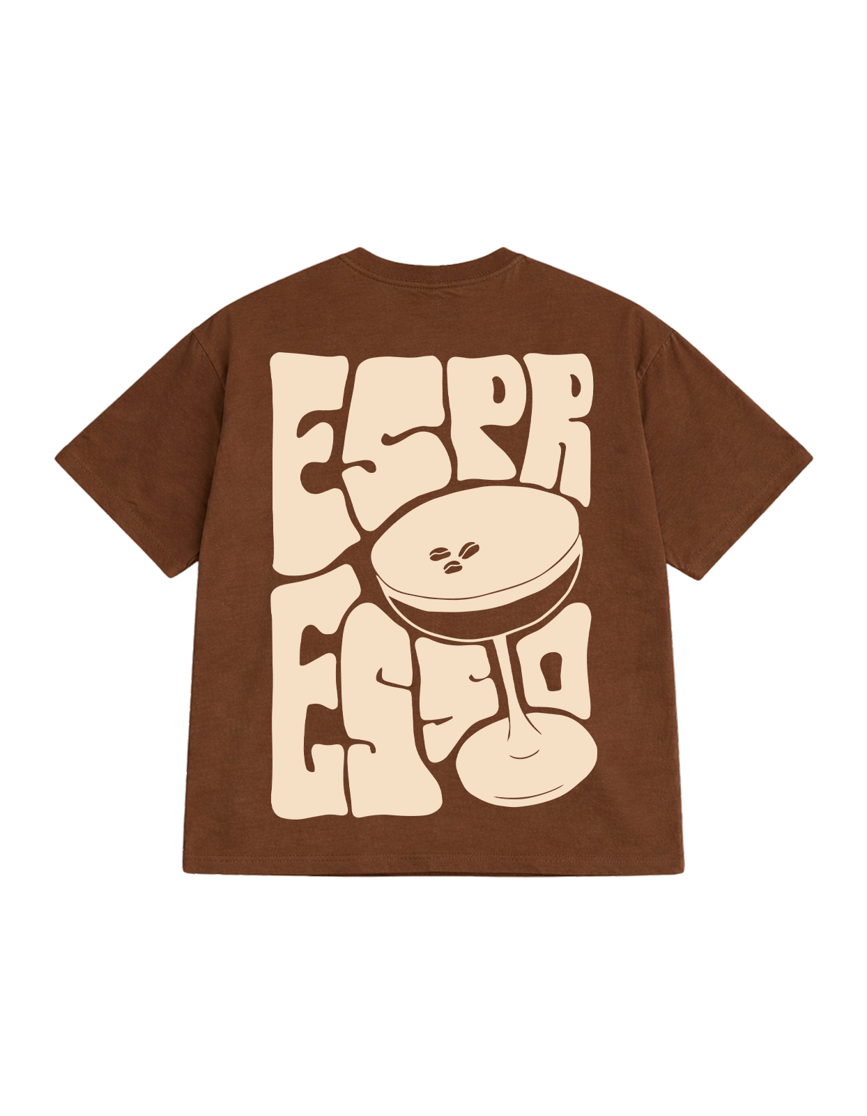 Espresso Coffee Oversize T-Shirt