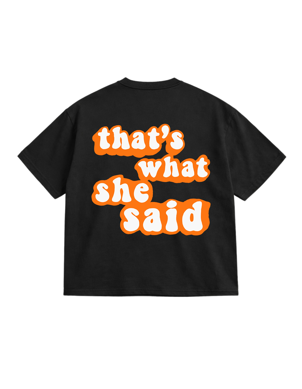 Dafa Ho Black Oversize T-Shirt