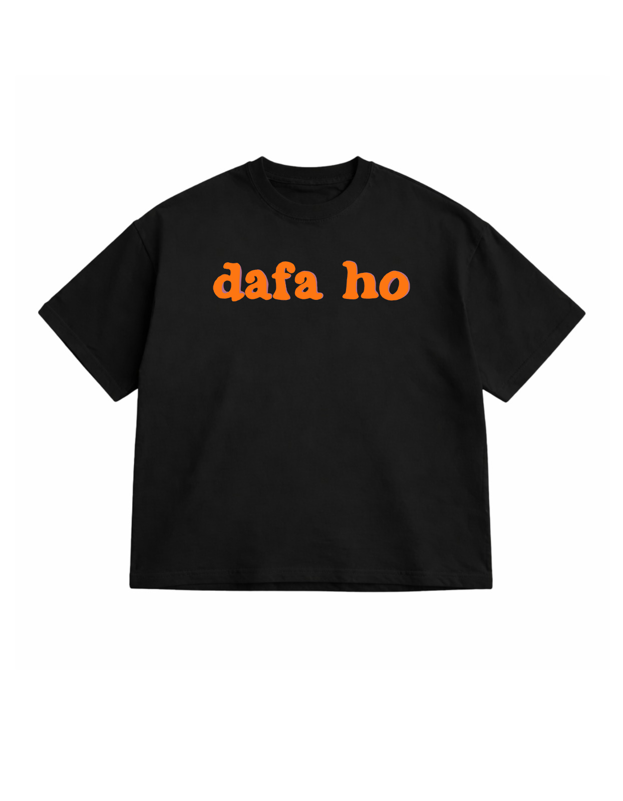 Dafa Ho Black Oversize T-Shirt