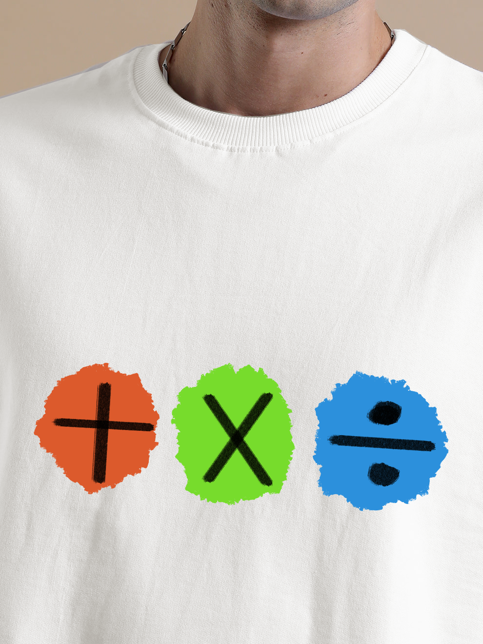 Ed Sheeran Album Off-White Oversize T-Shirt