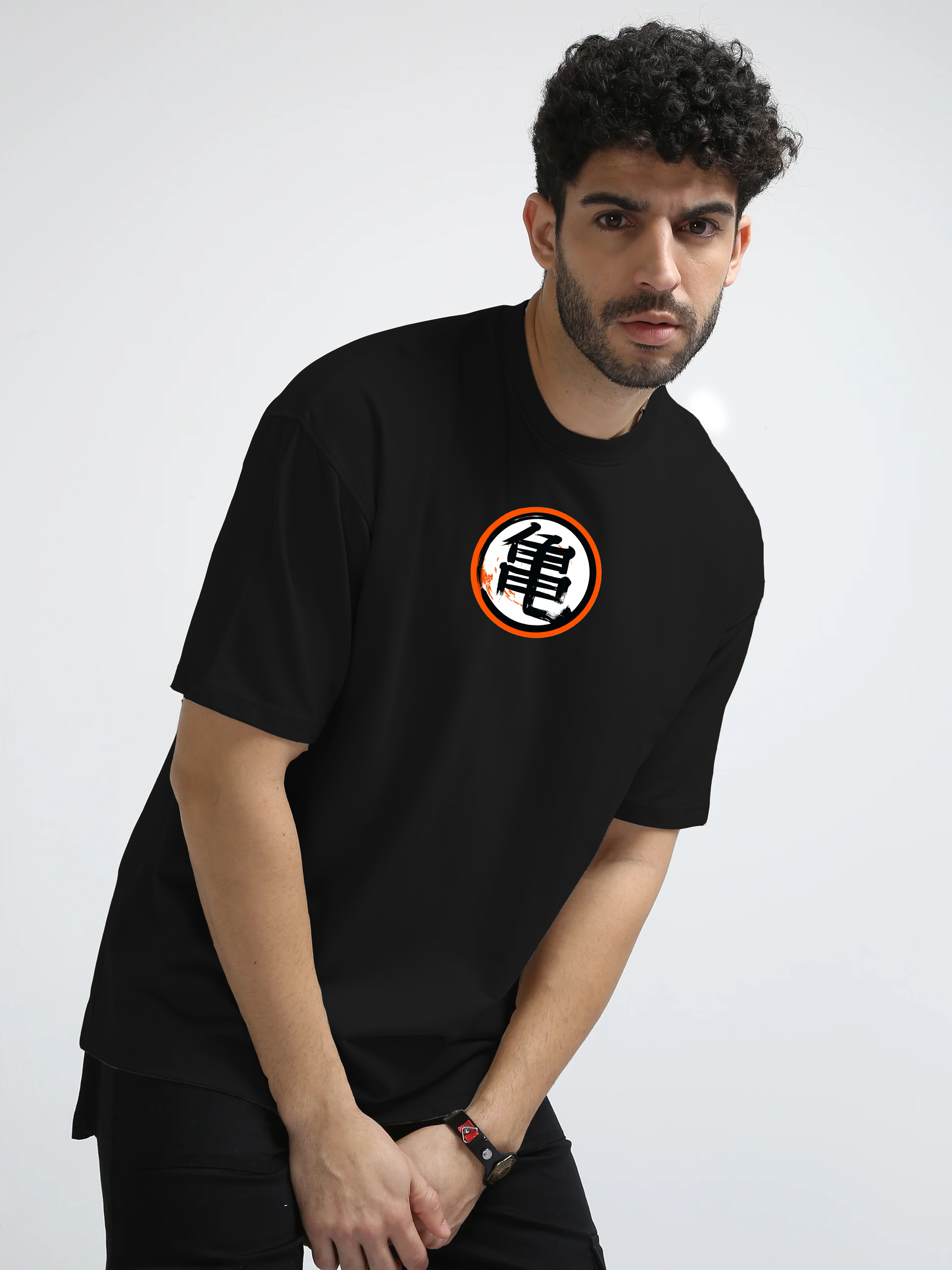 Goku Anime Black Oversize T-Shirt