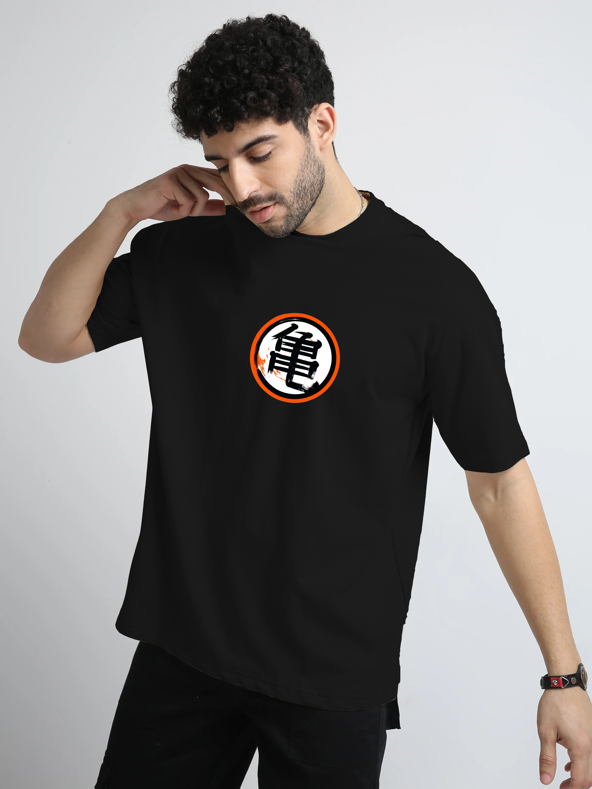 Goku Anime Black Oversize T-Shirt