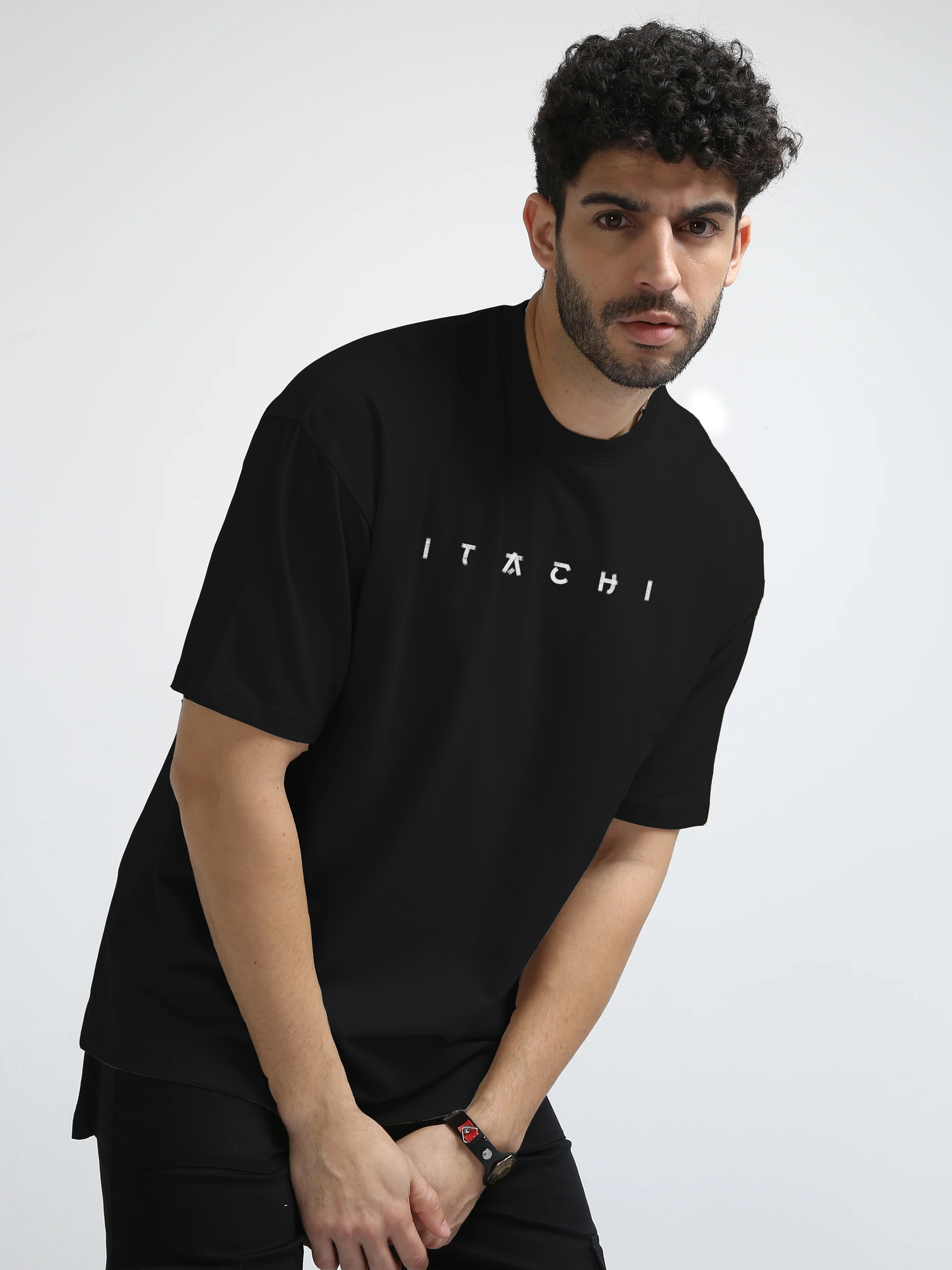 Itachi Black Oversize T-Shirt
