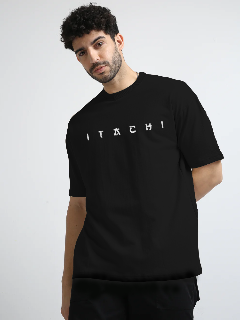 Itachi Black Oversize T-Shirt