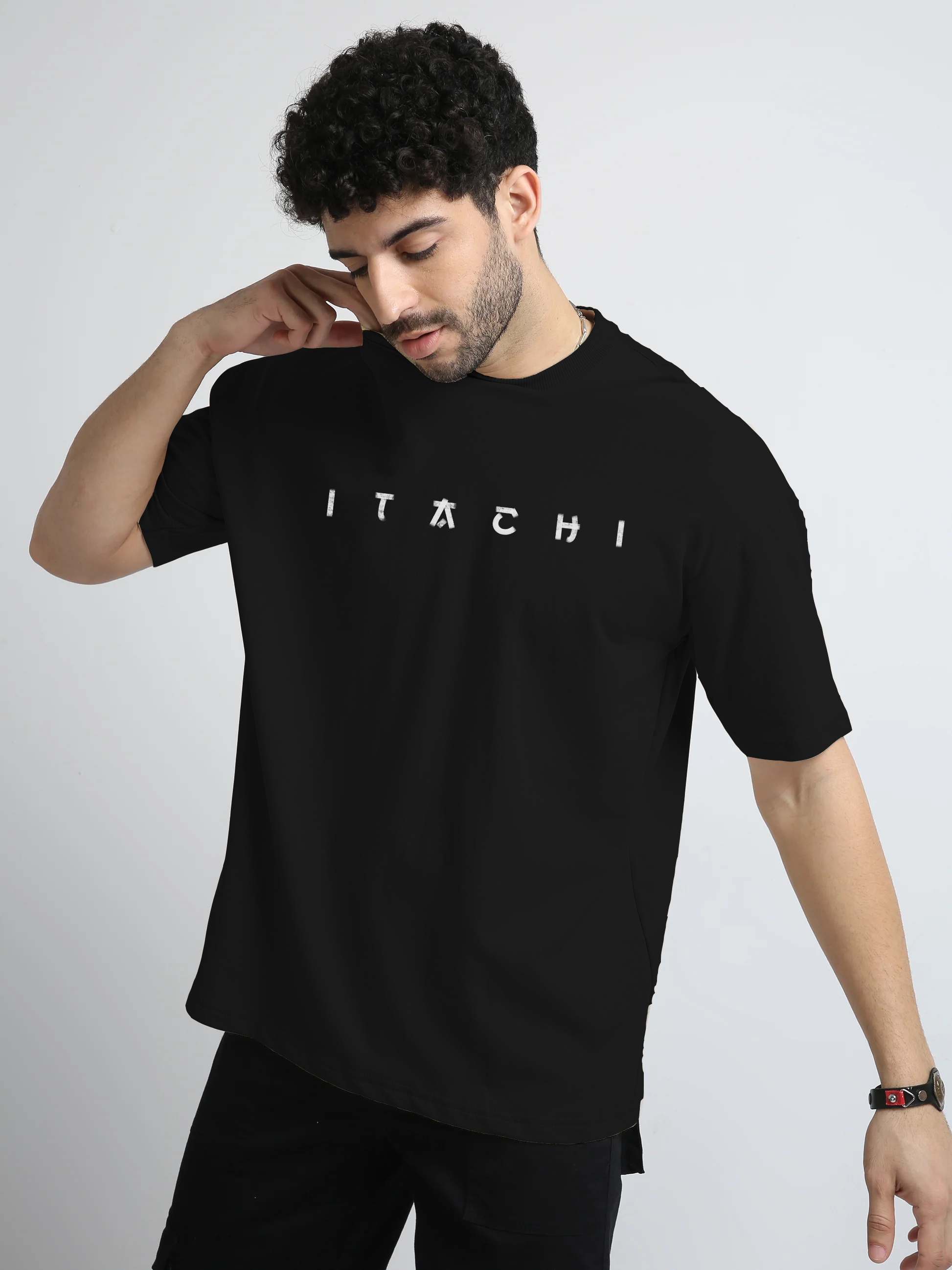 Itachi Black Oversize T-Shirt