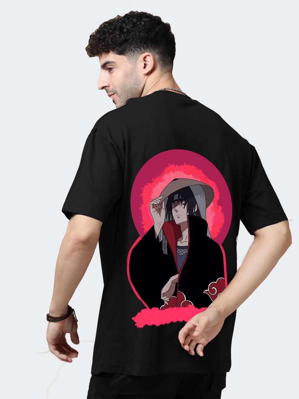 Itachi Black Oversize T-Shirt