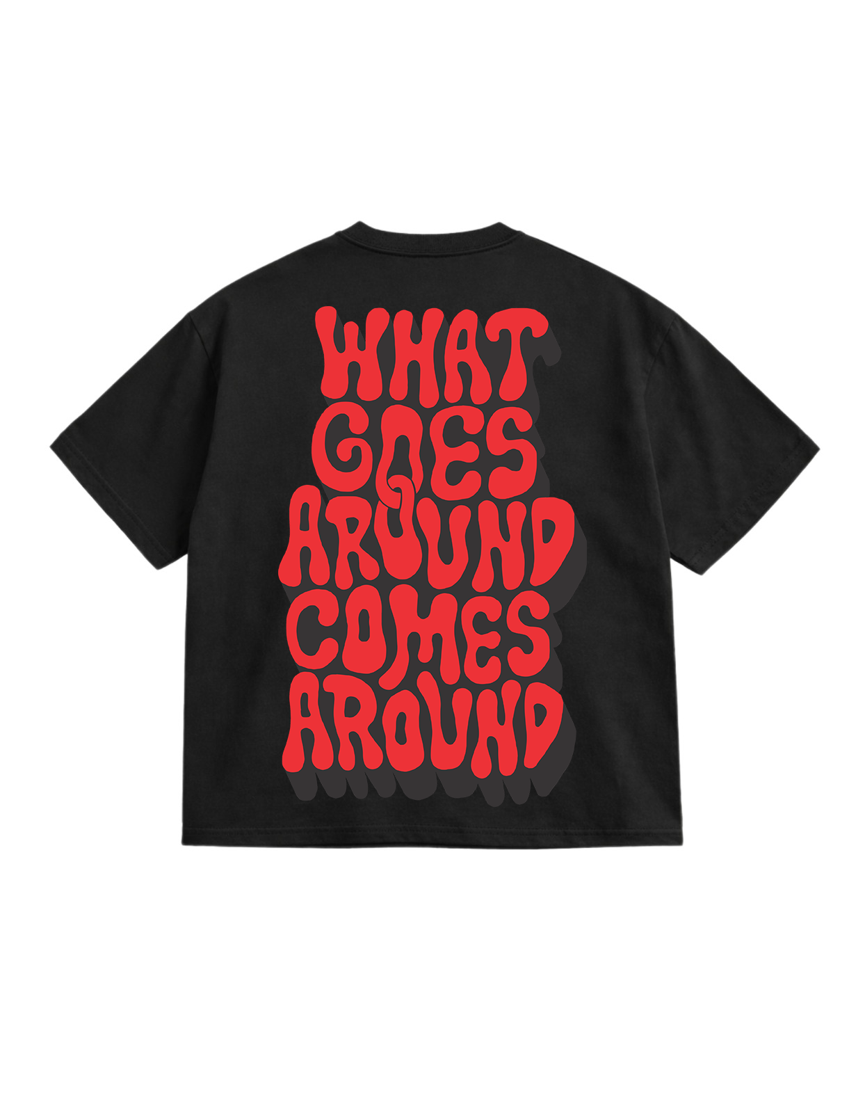 Karma Black Oversize T-Shirt
