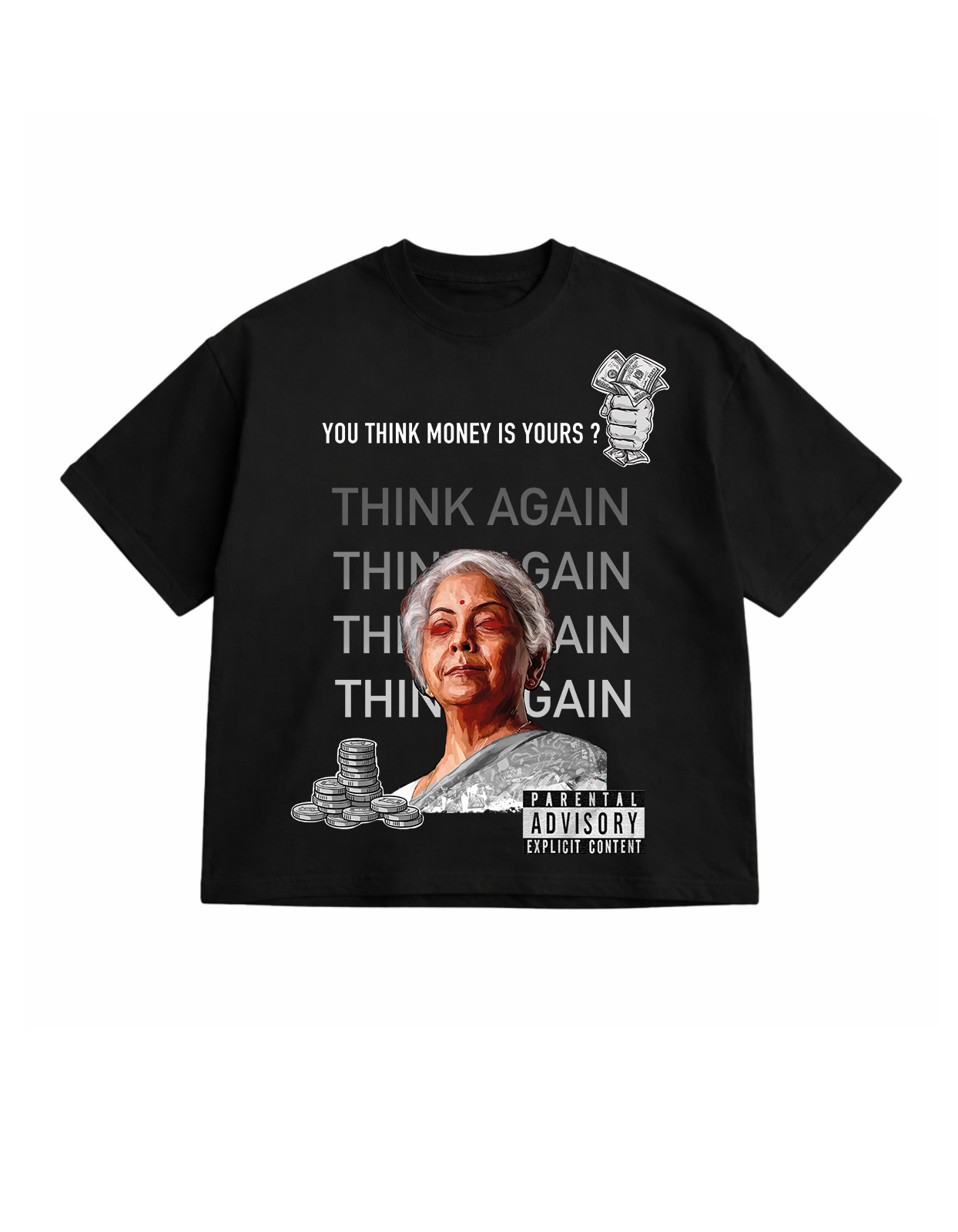Nirmala Sitaraman Oversized T-shirt