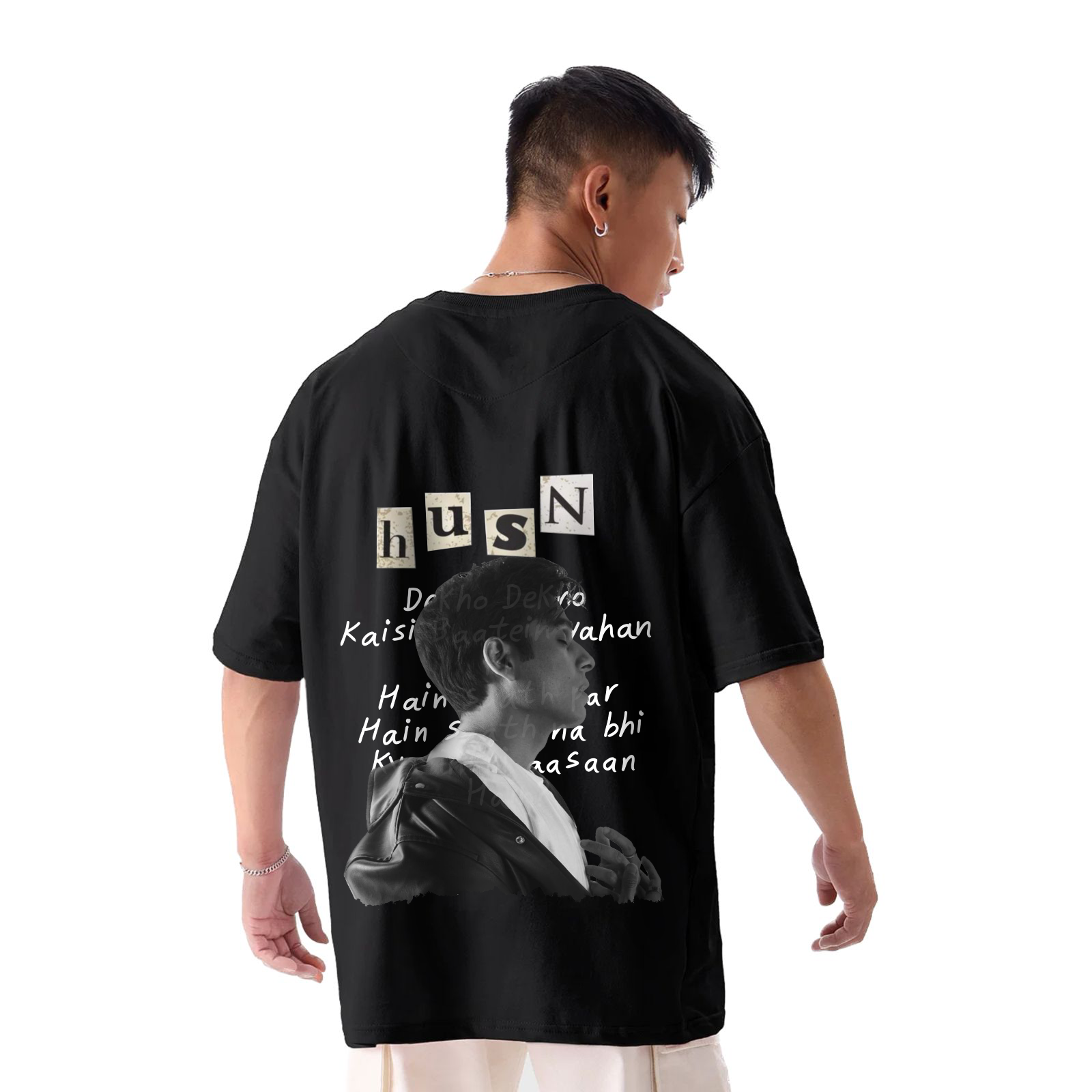 Anur Jain Black Oversize T-Shirt