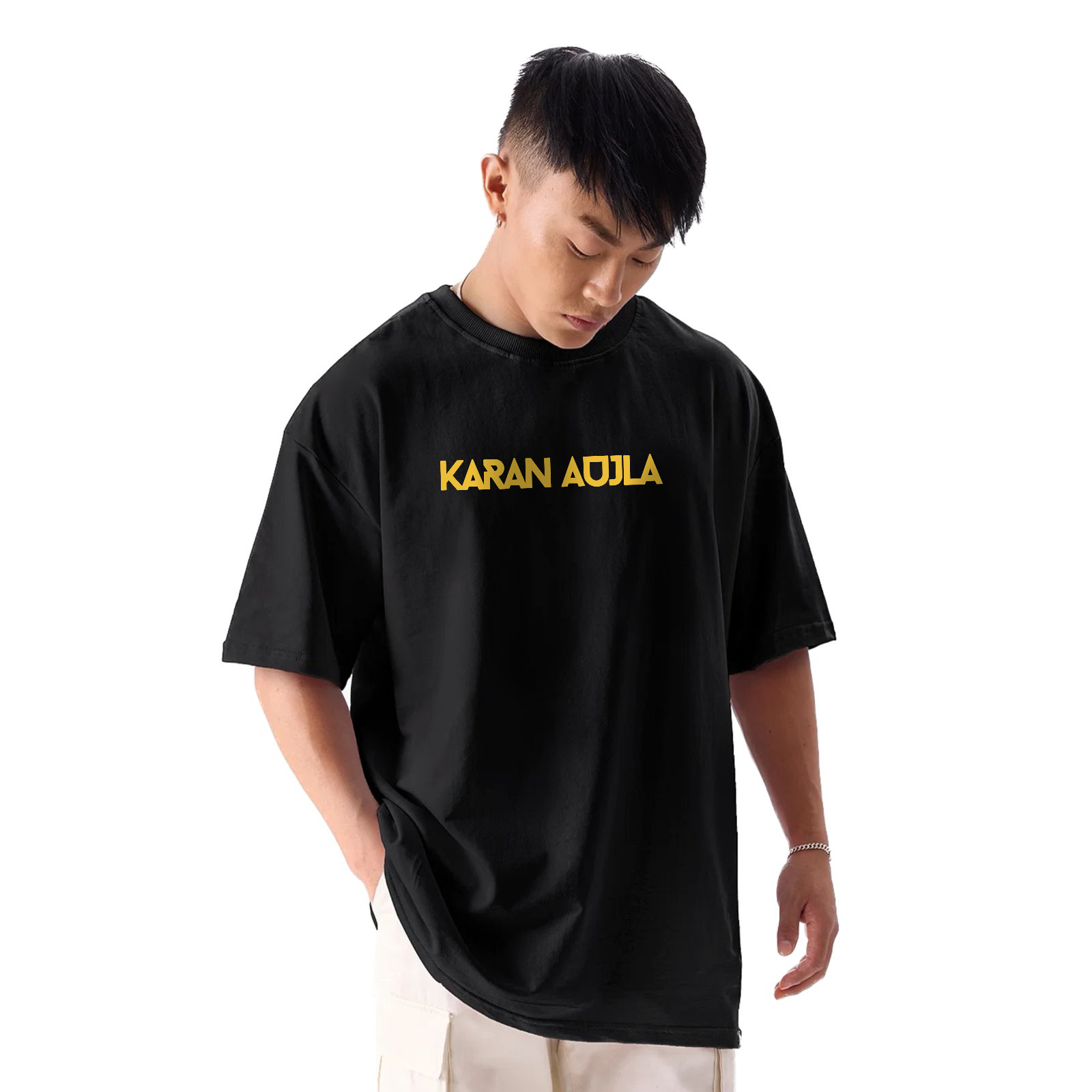 Karan Ajula Black Oversize T-Shirt