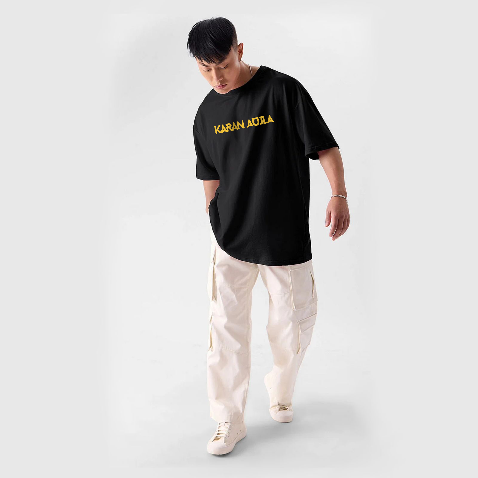 Karan Ajula Black Oversize T-Shirt