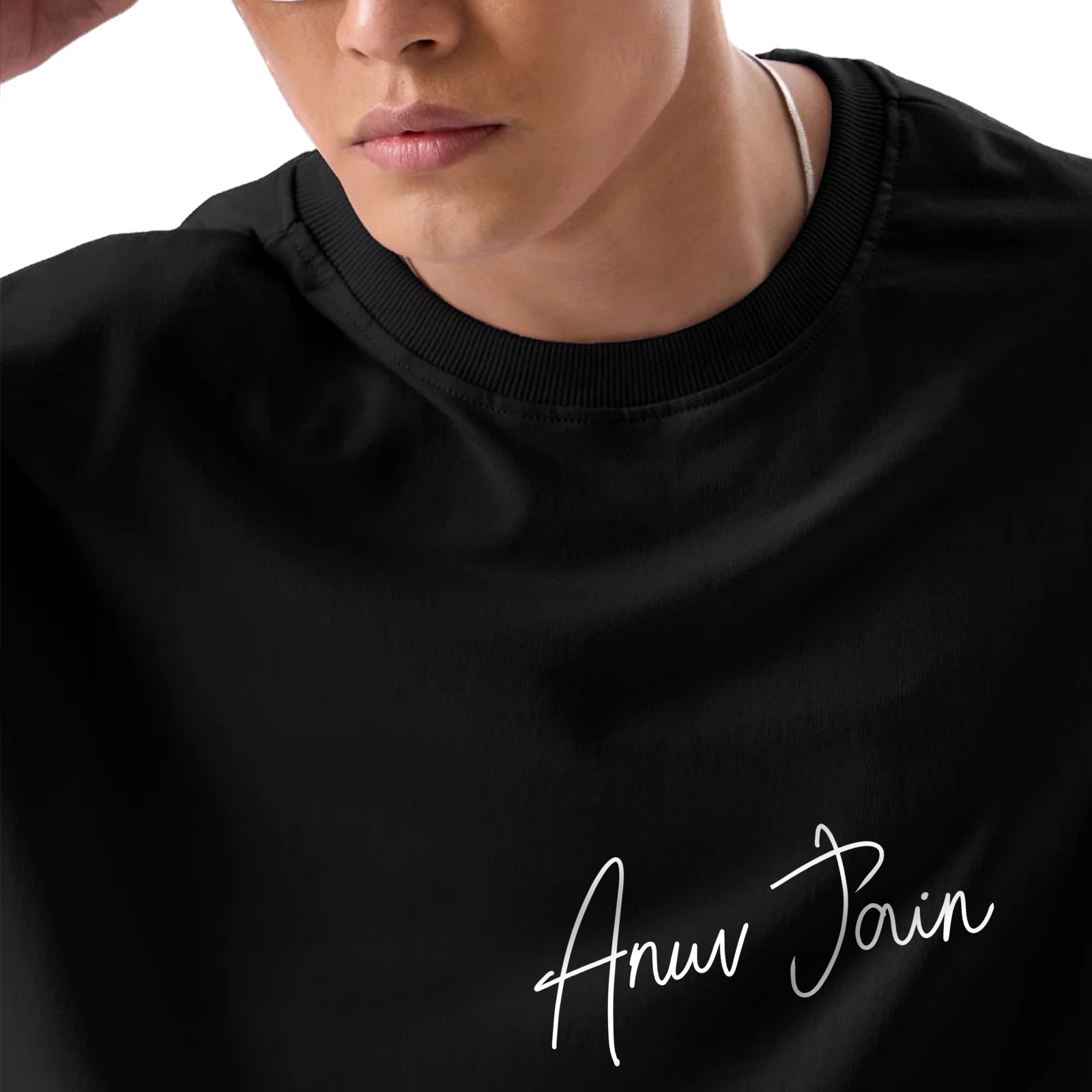 Anur Jain Black Oversize T-Shirt