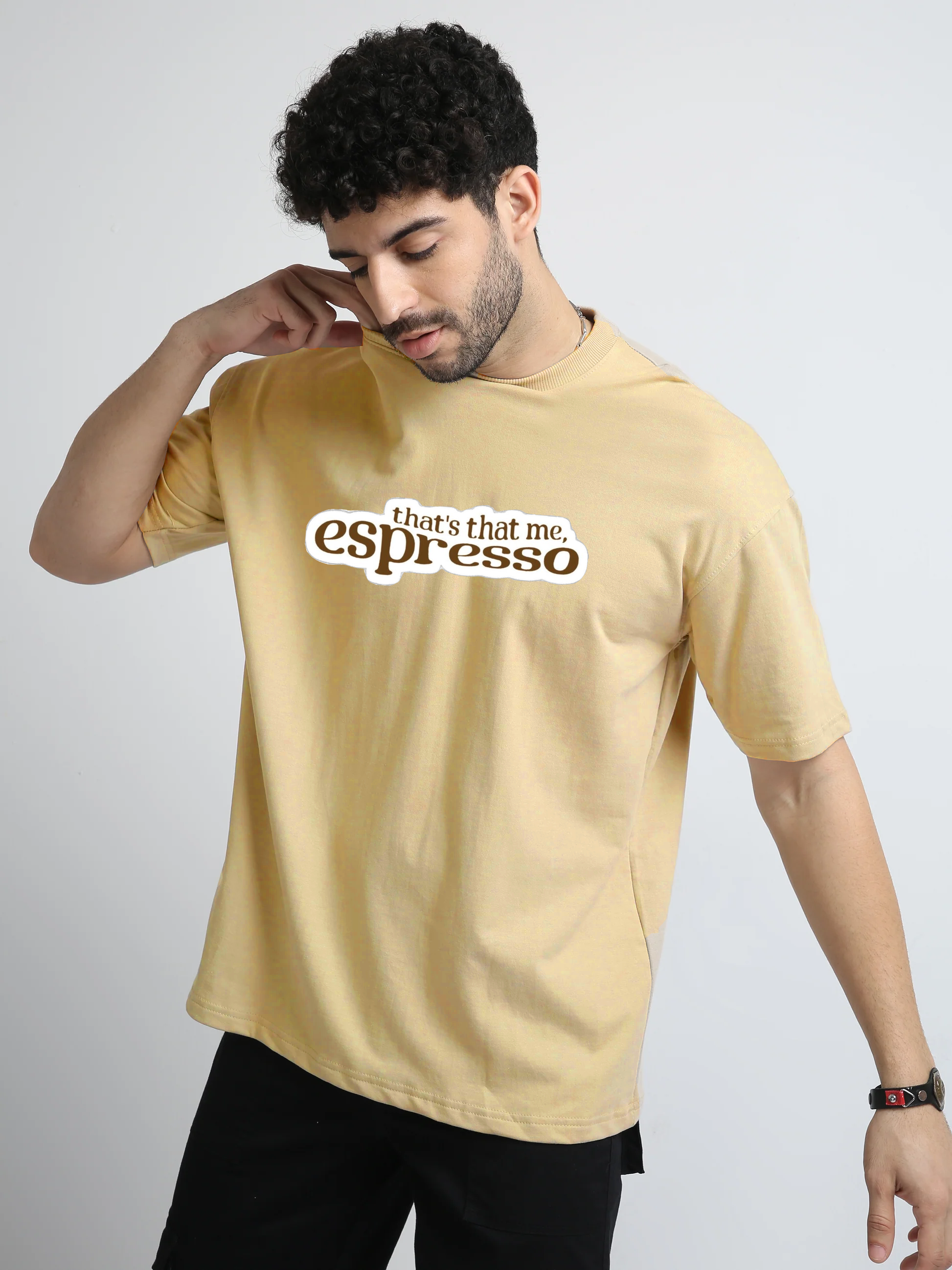 Thats Thats me Espresso Oversize T-Shirt
