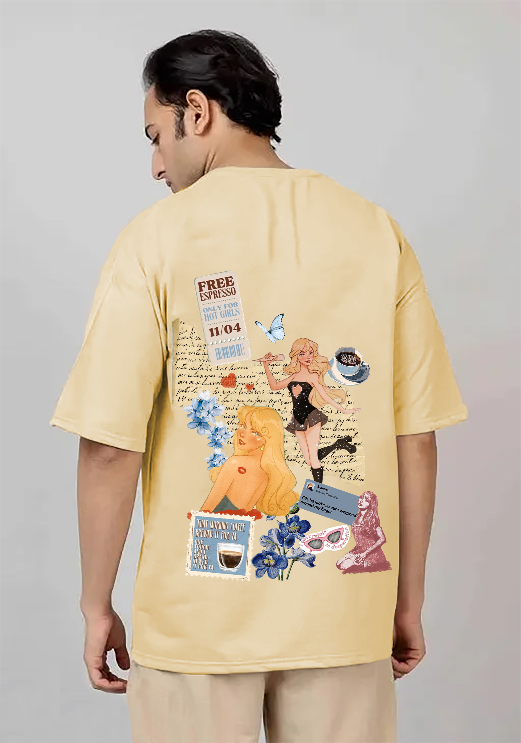 Thats Thats me Espresso Oversize T-Shirt