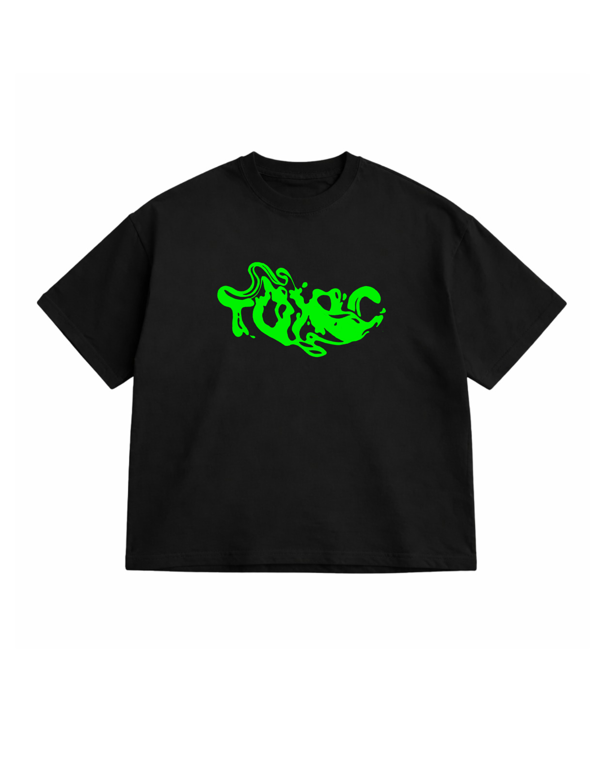 Toxic Black Oversize T-Shirt
