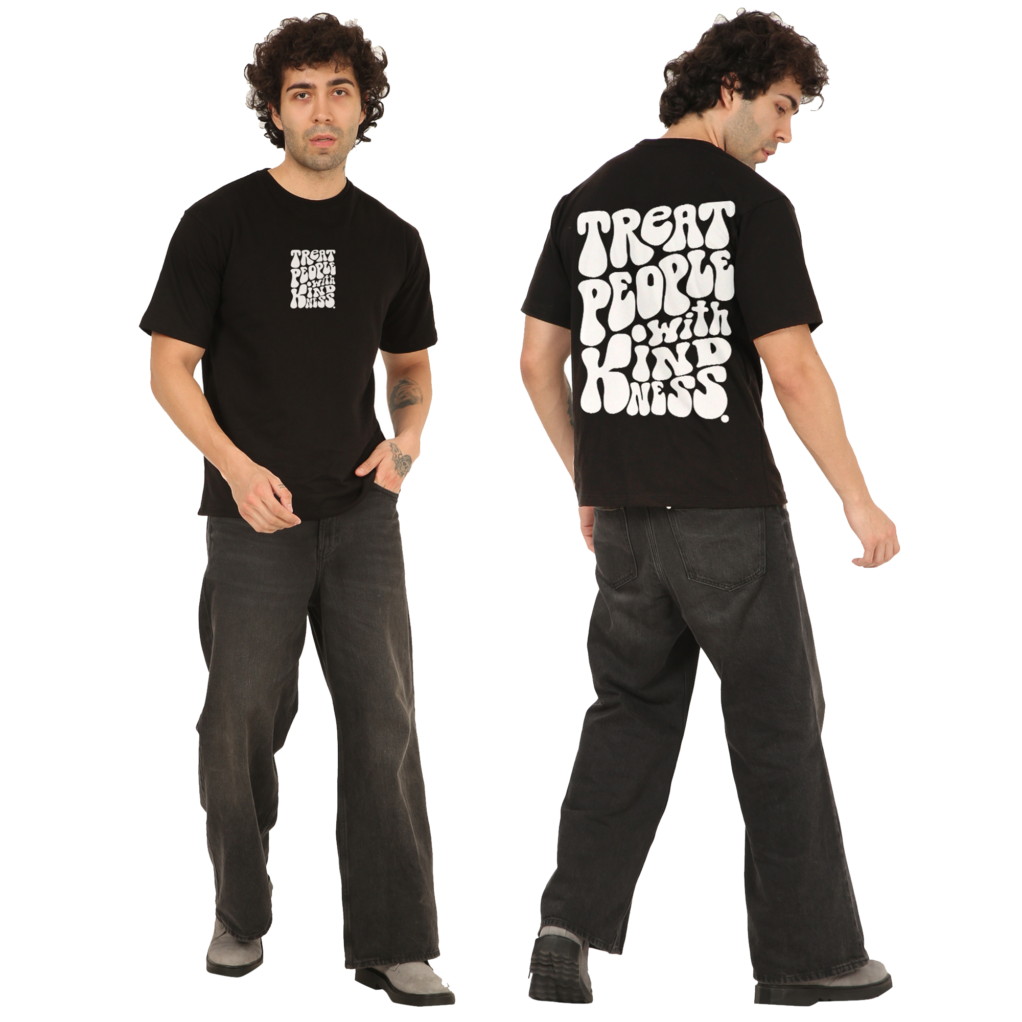 Treat people with kindness Oversize T-Shirt