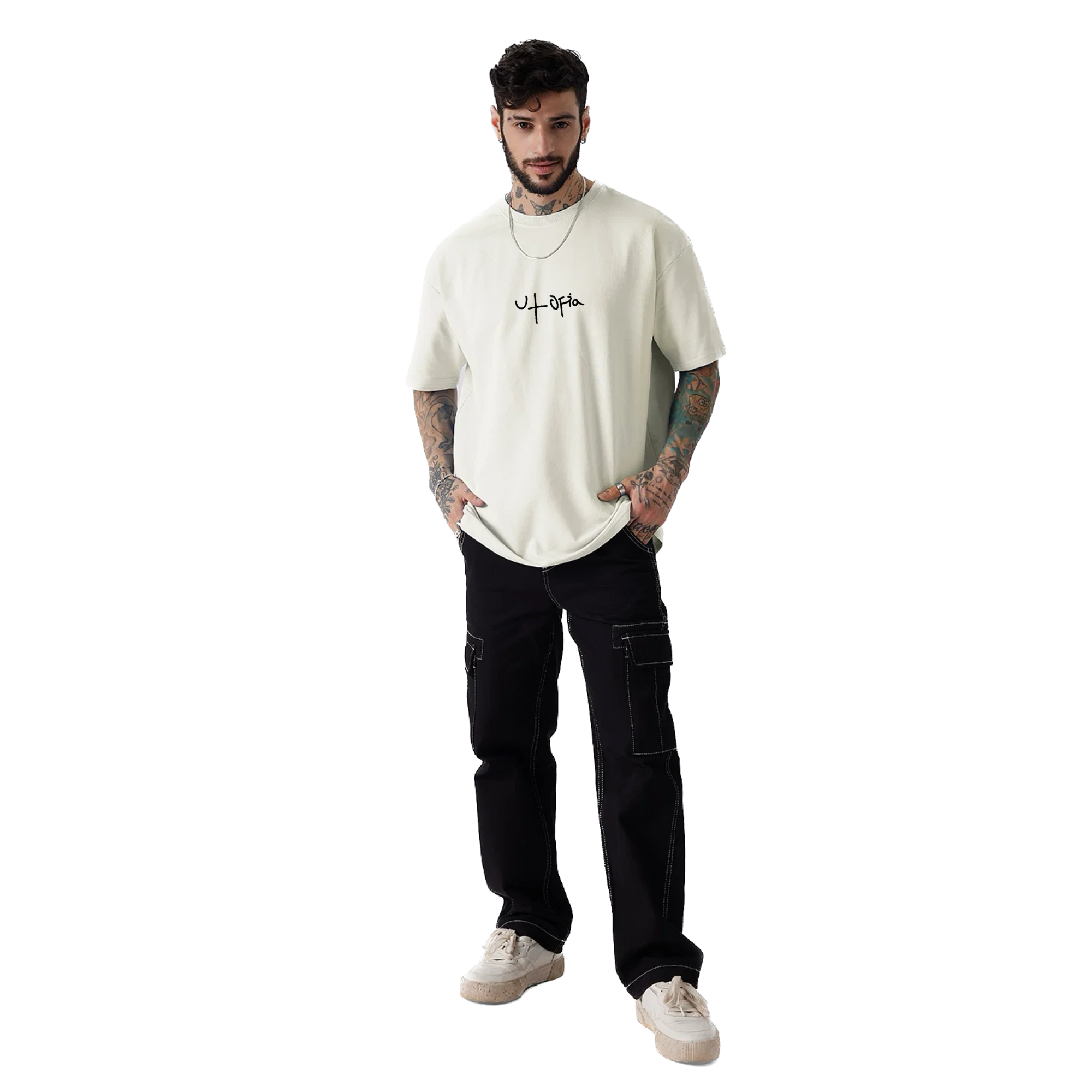 Utopia Off-White Oversize T-Shirt
