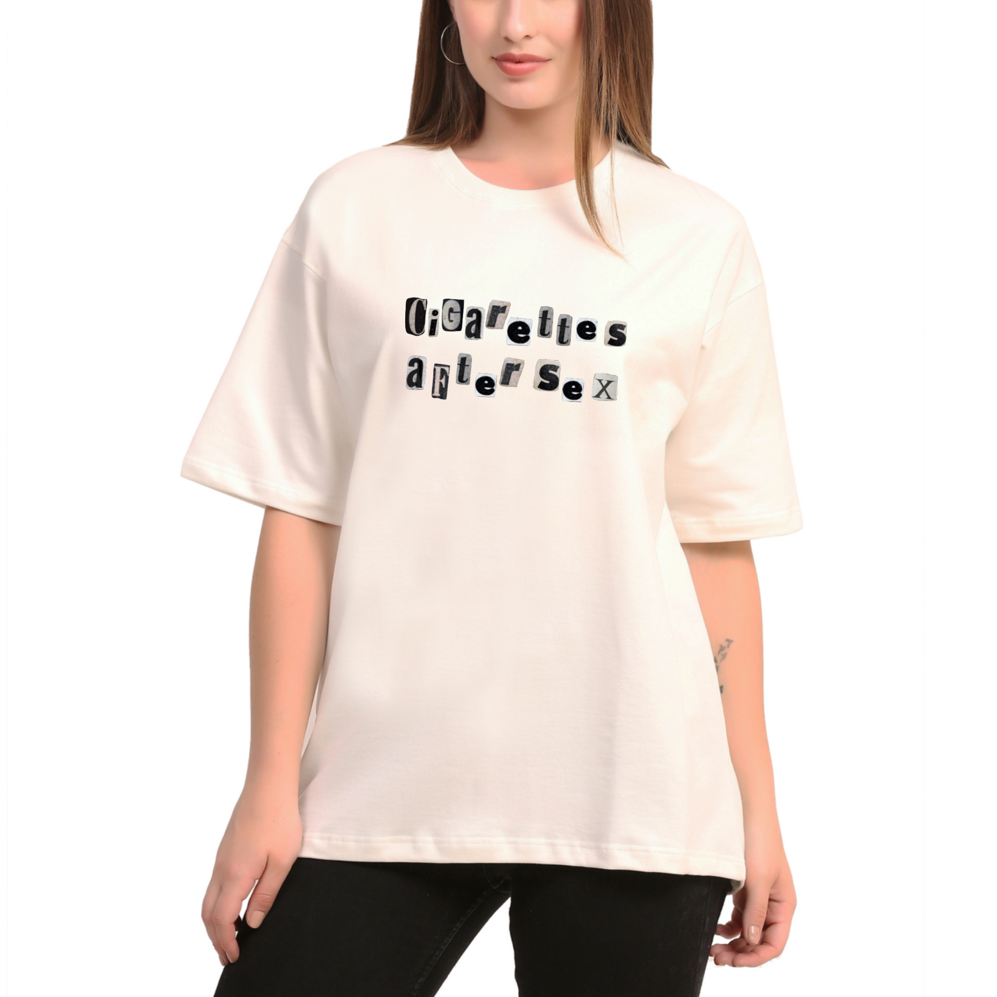 Cigarettes After Sex Off-White Oversize T-Shirt