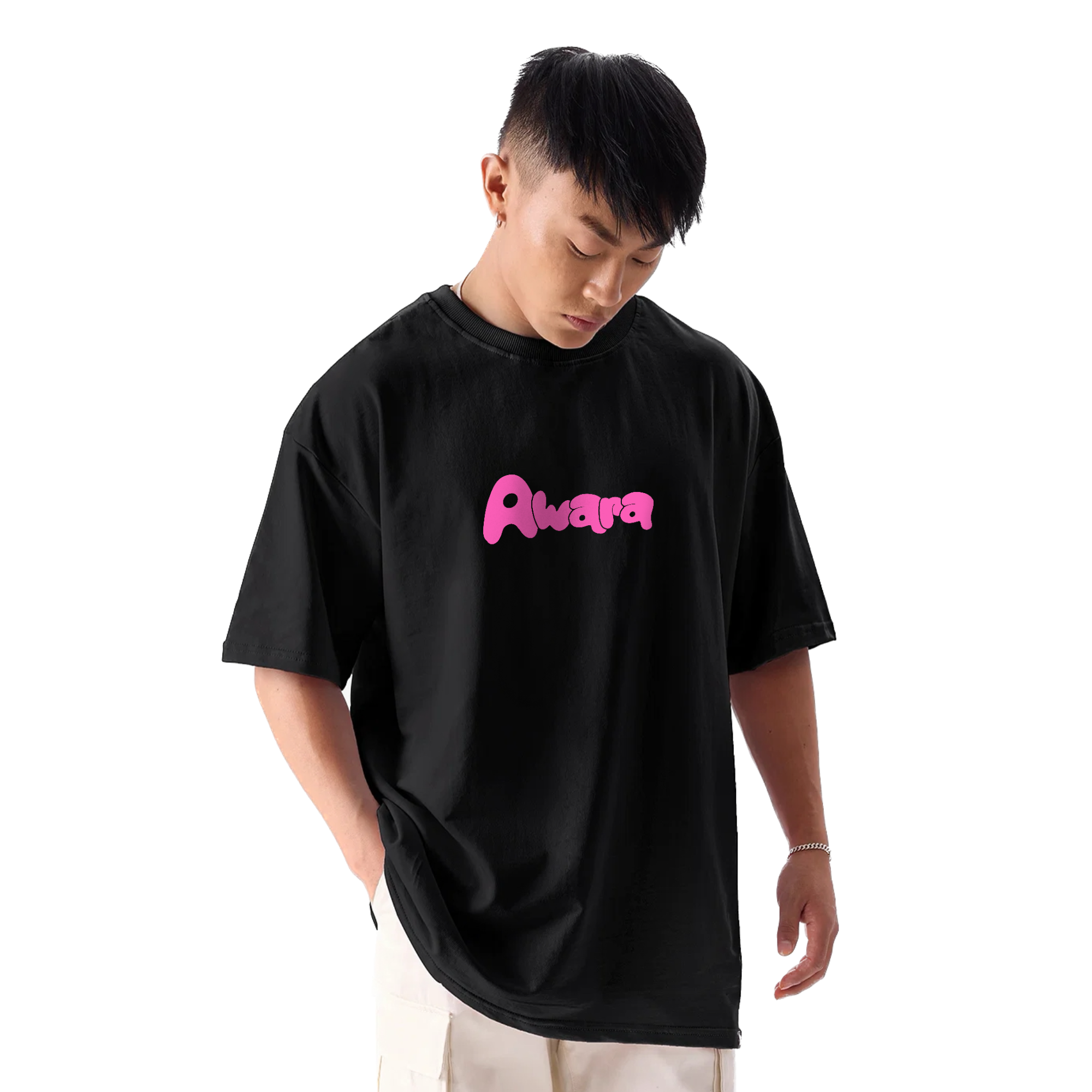 Awara Black Oversize T-Shirt