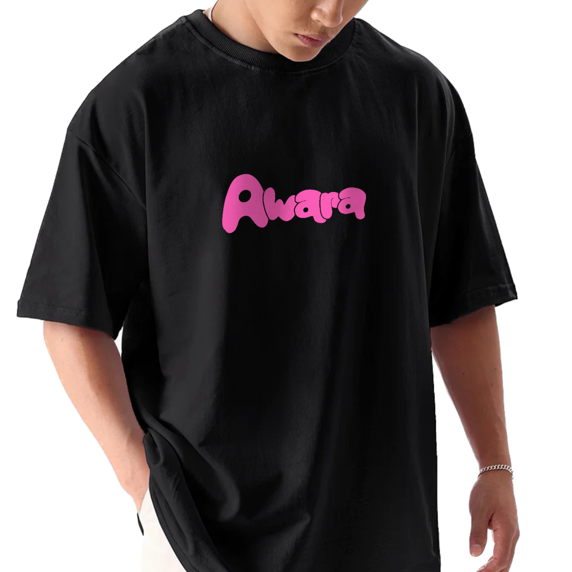 Awara Black Oversize T-Shirt