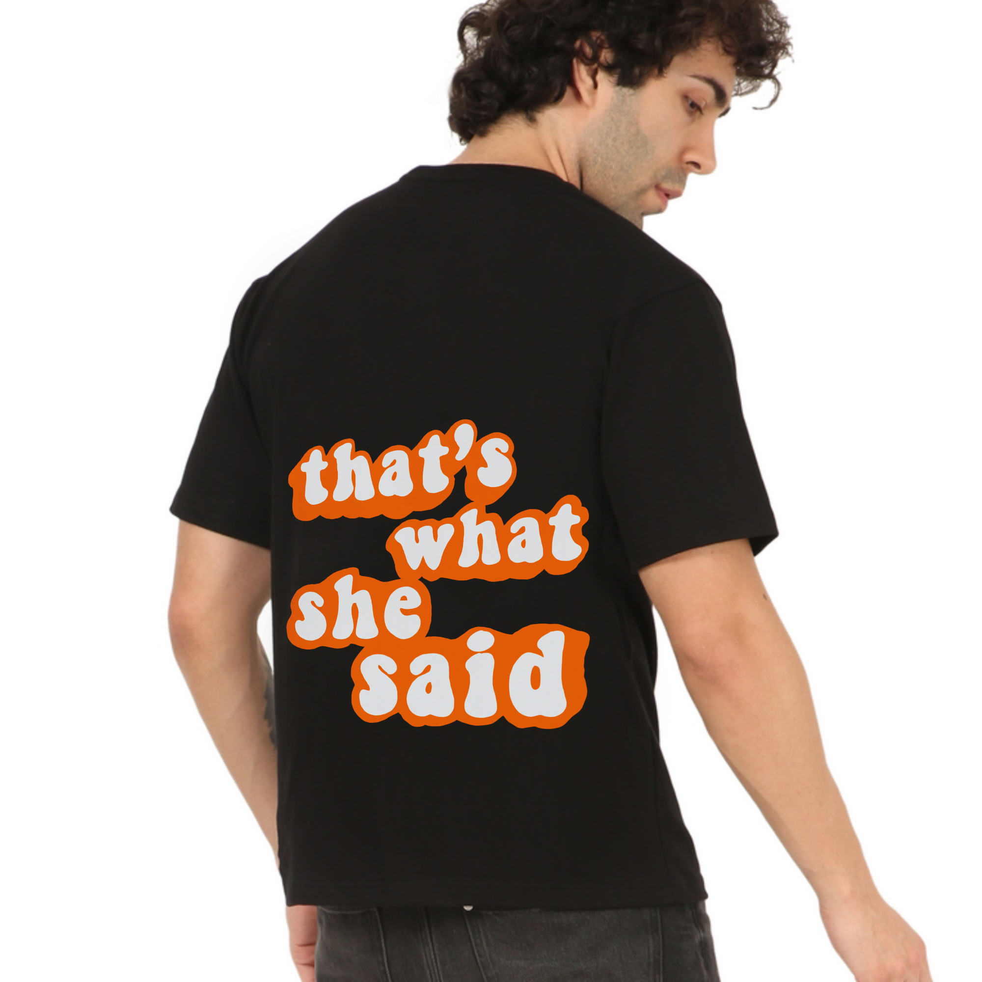 Dafa Ho Black Oversize T-Shirt