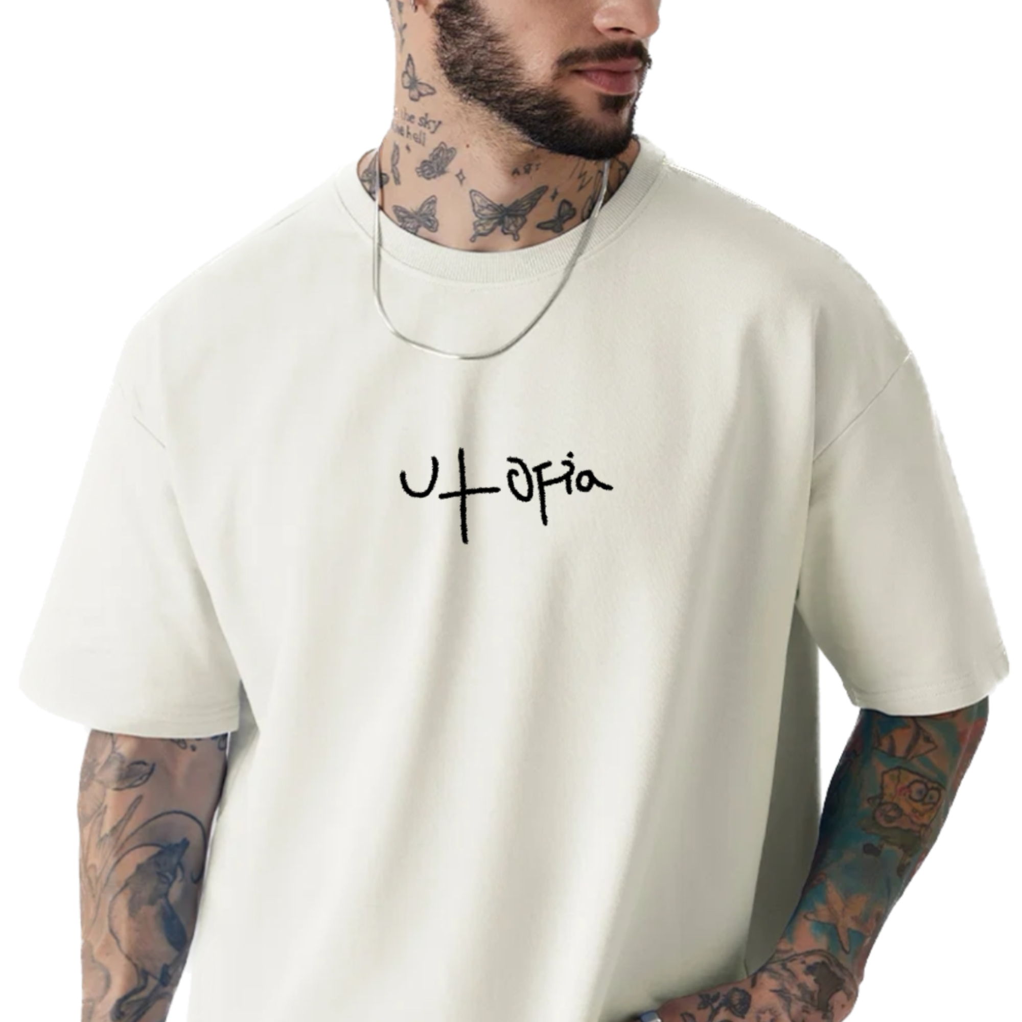 Utopia Off-White Oversize T-Shirt