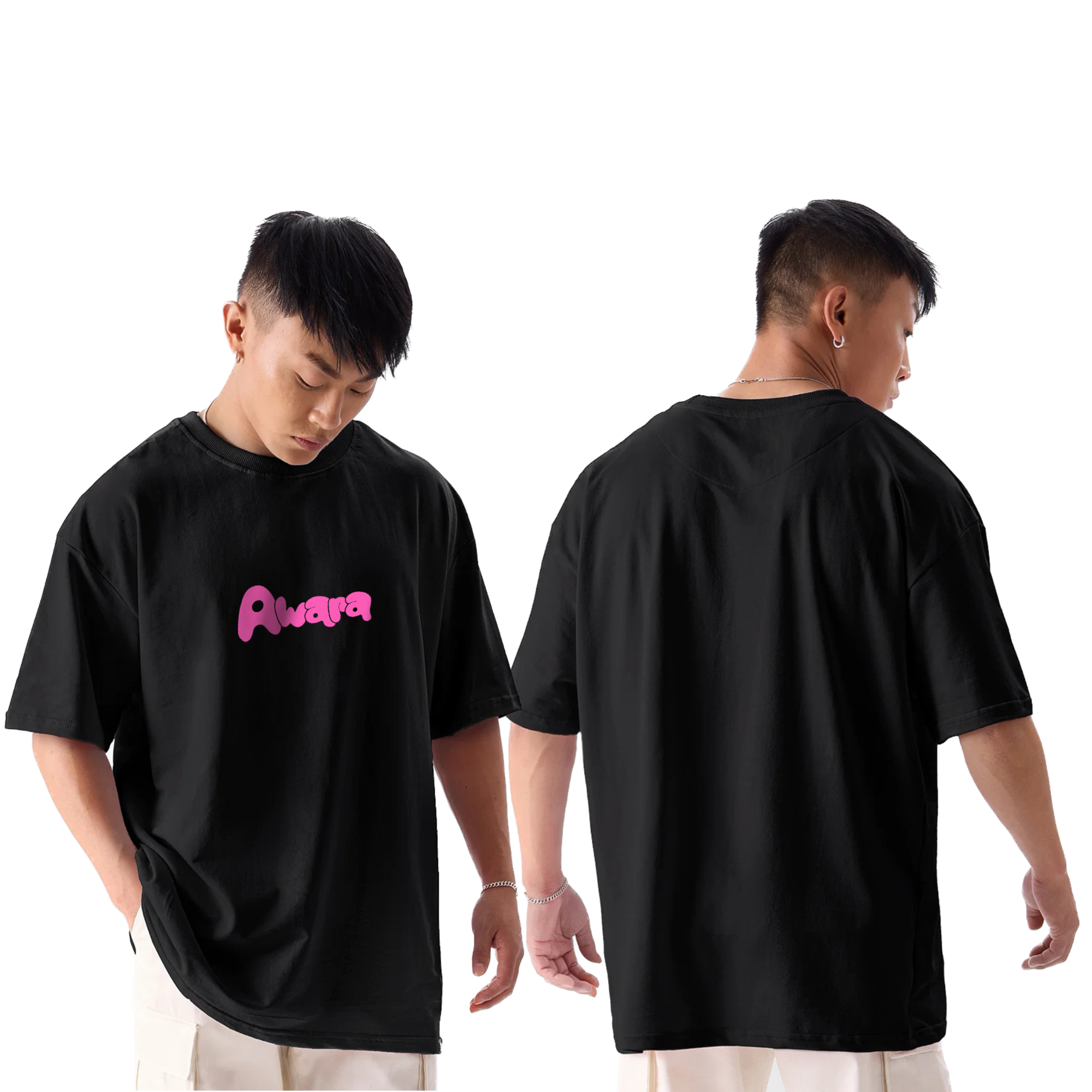 Awara Black Oversize T-Shirt