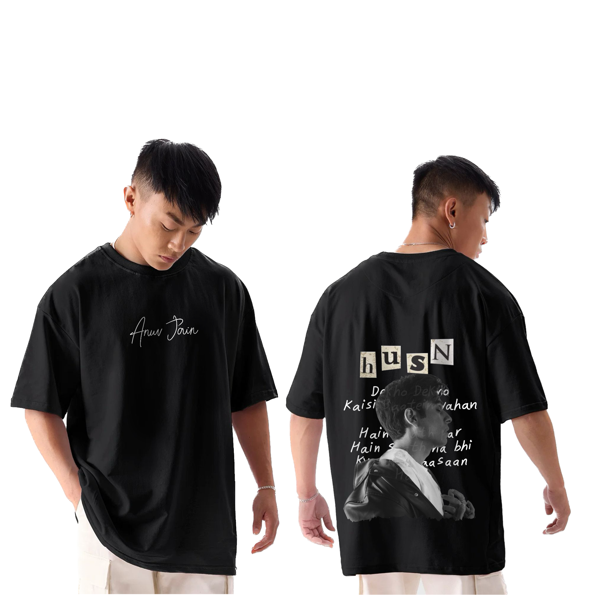 Anur Jain Black Oversize T-Shirt