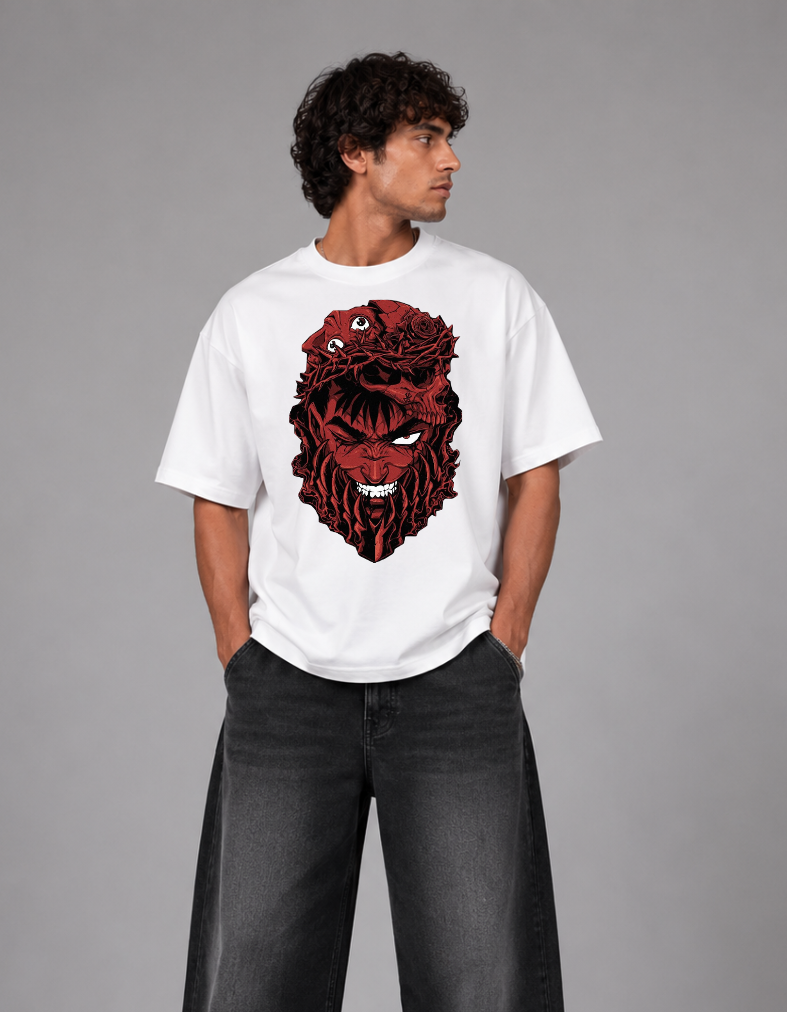 Guts aesthetic  Streetwear Oversized T-Shirt