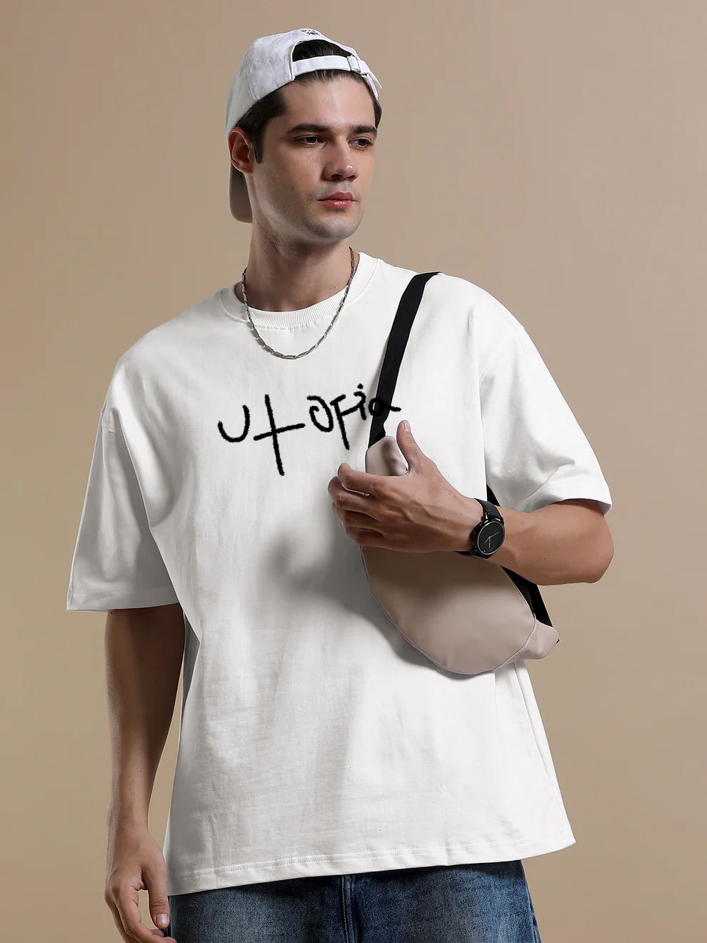 Utopia Off-White Oversize T-Shirt
