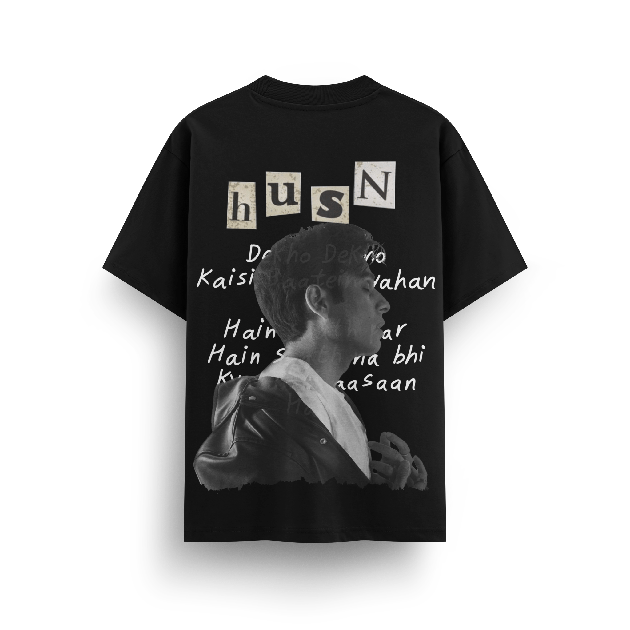 Anuv Jain Black Oversize T-Shirt - Awara Bacha