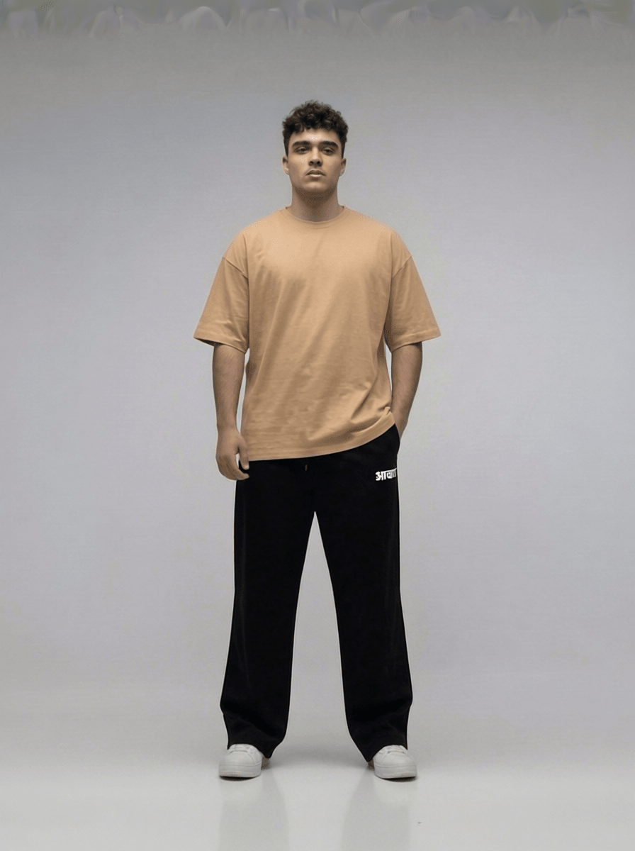 Awara Branding Black Oversize Sweatpants - Awara Bacha