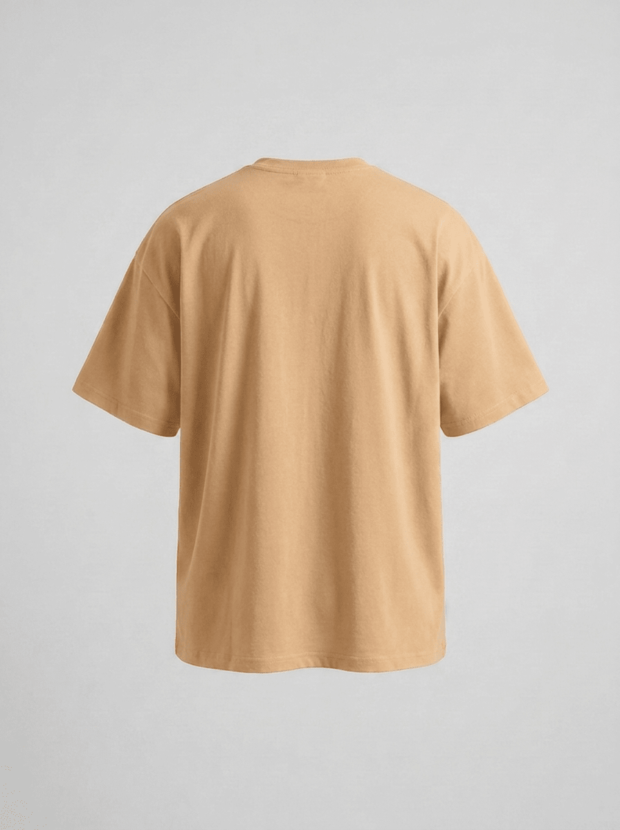 Beige Oversize T-Shirt - Awara Bacha
