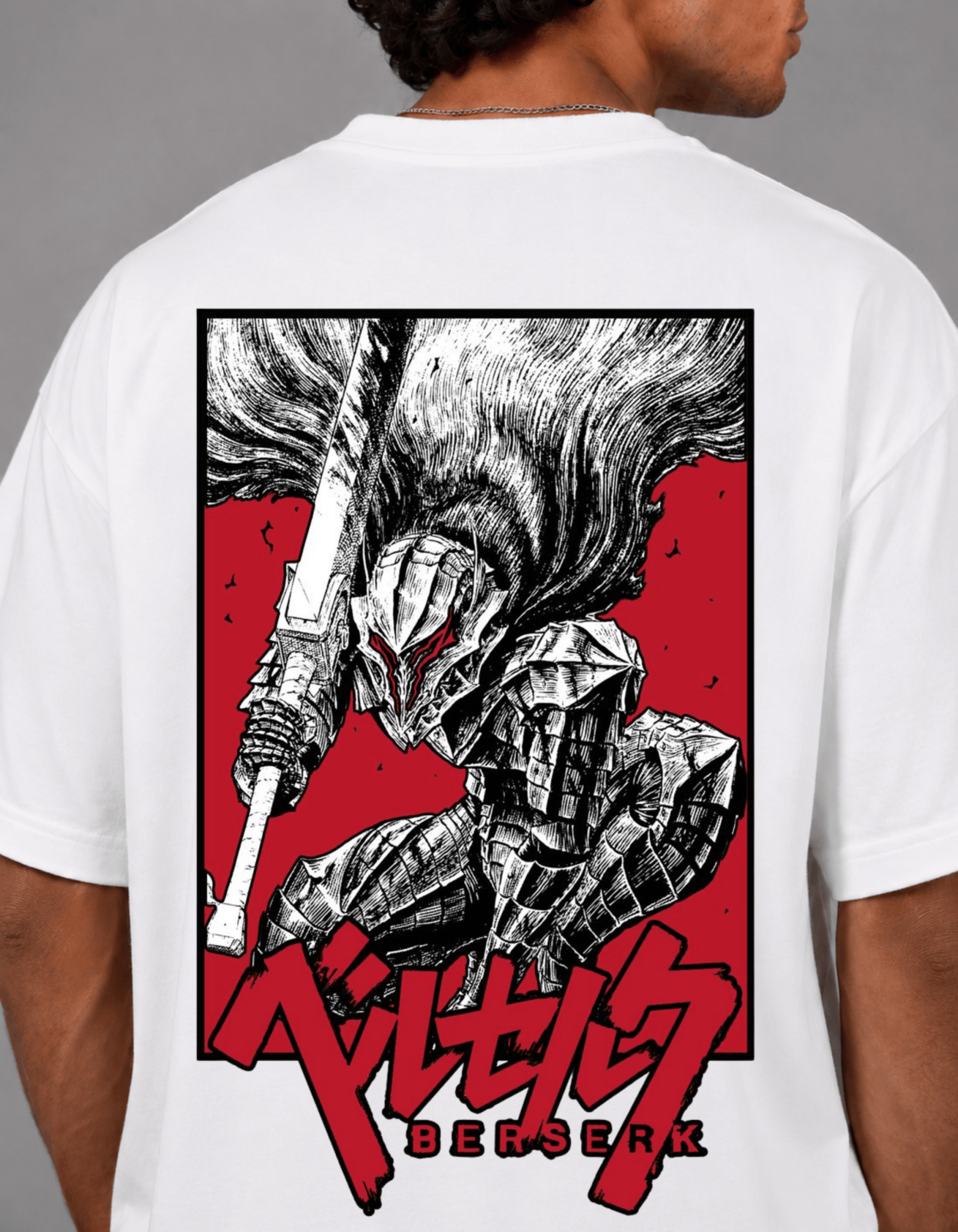Berserk Guts Oversized T-Shirt - Awara Bacha