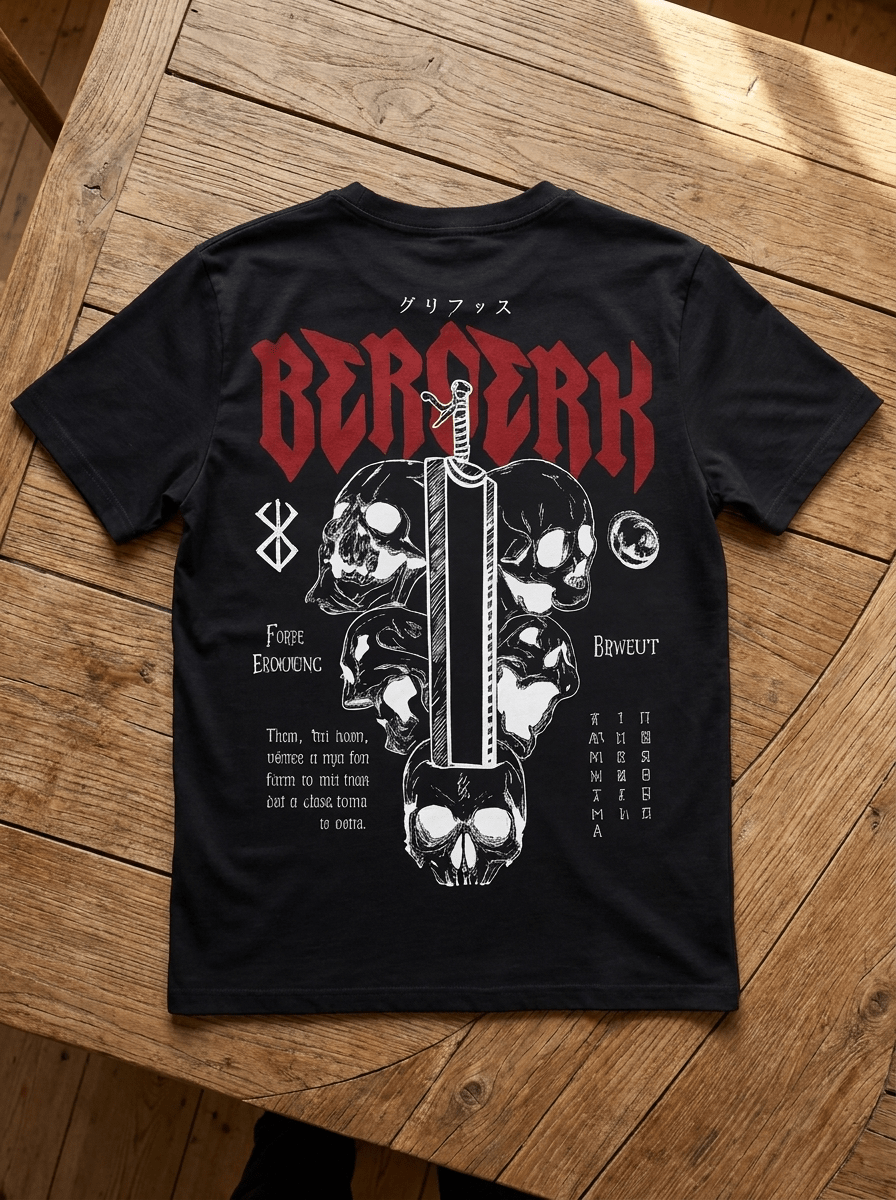 Berserk Oversized T-Shirt - Awara Bacha