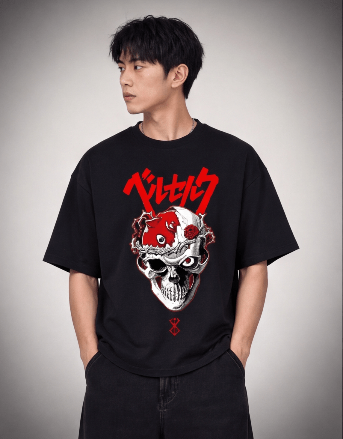 Berserk streetwear Oversized T-Shirt - Awara Bacha