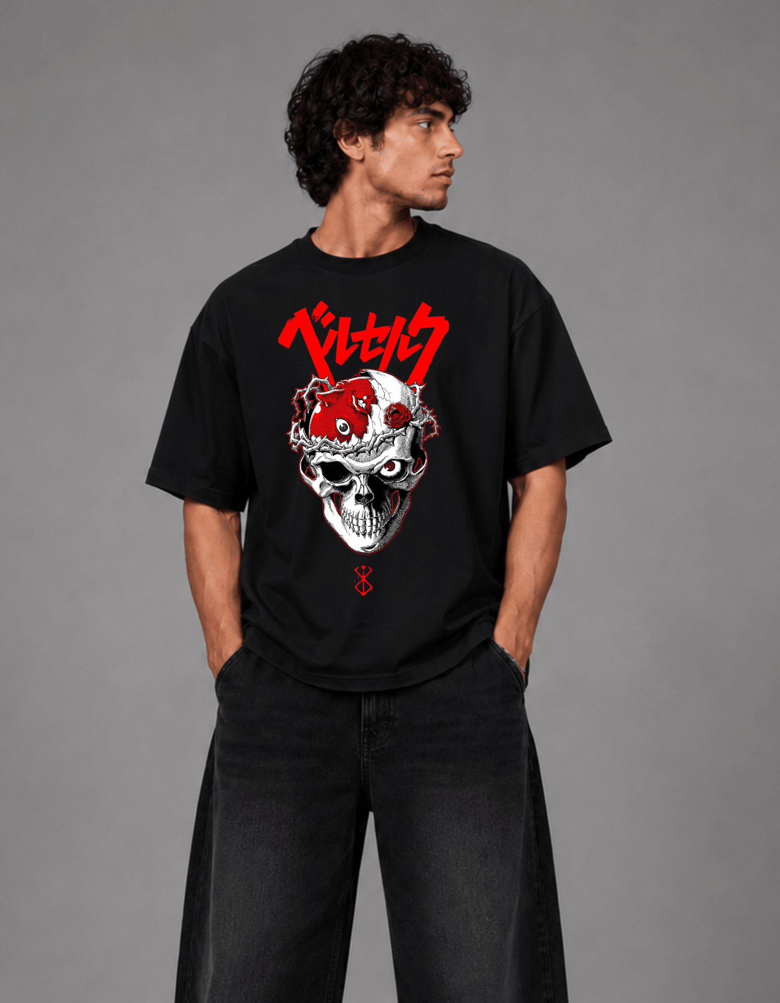 Berserk streetwear Oversized T-Shirt - Awara Bacha