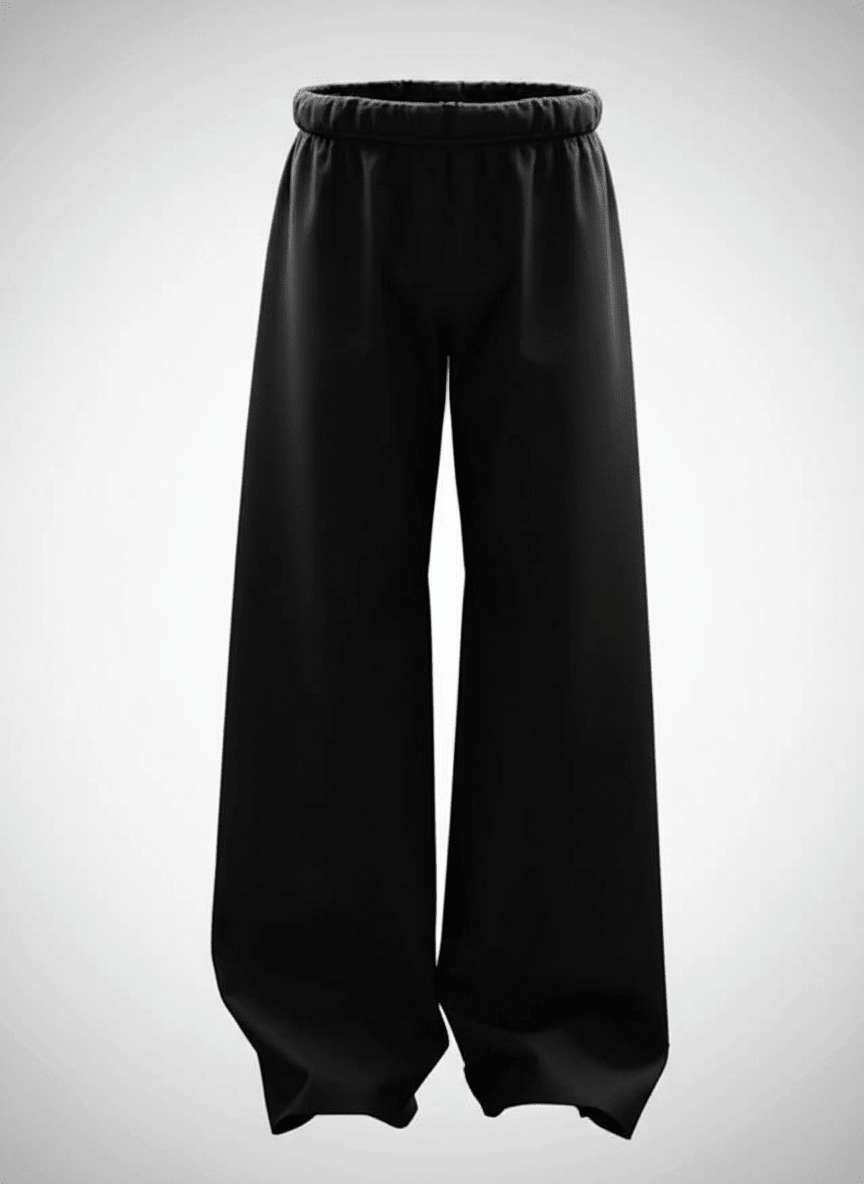Black plain sweatpants - Awara Bacha