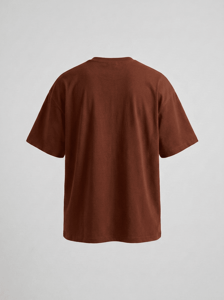 Brown Oversize T-Shirt - Awara Bacha