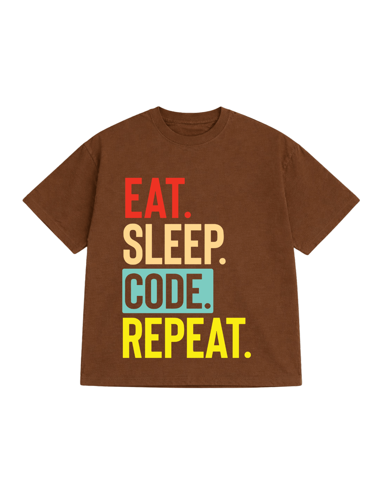 Coding modern oversize t-shirt - Awara Bacha
