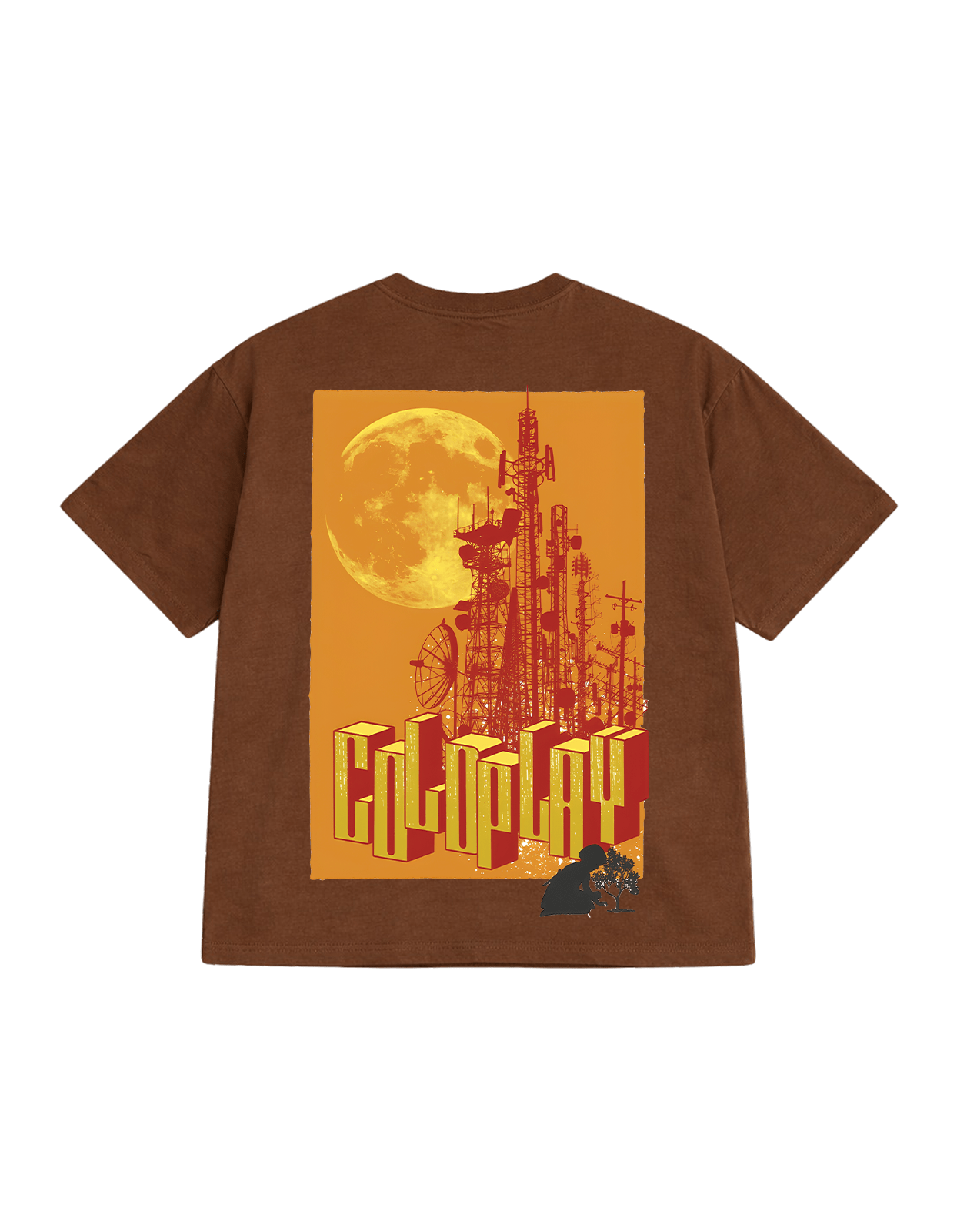 Coldplay modern oversize t-shirt - Awara Bacha